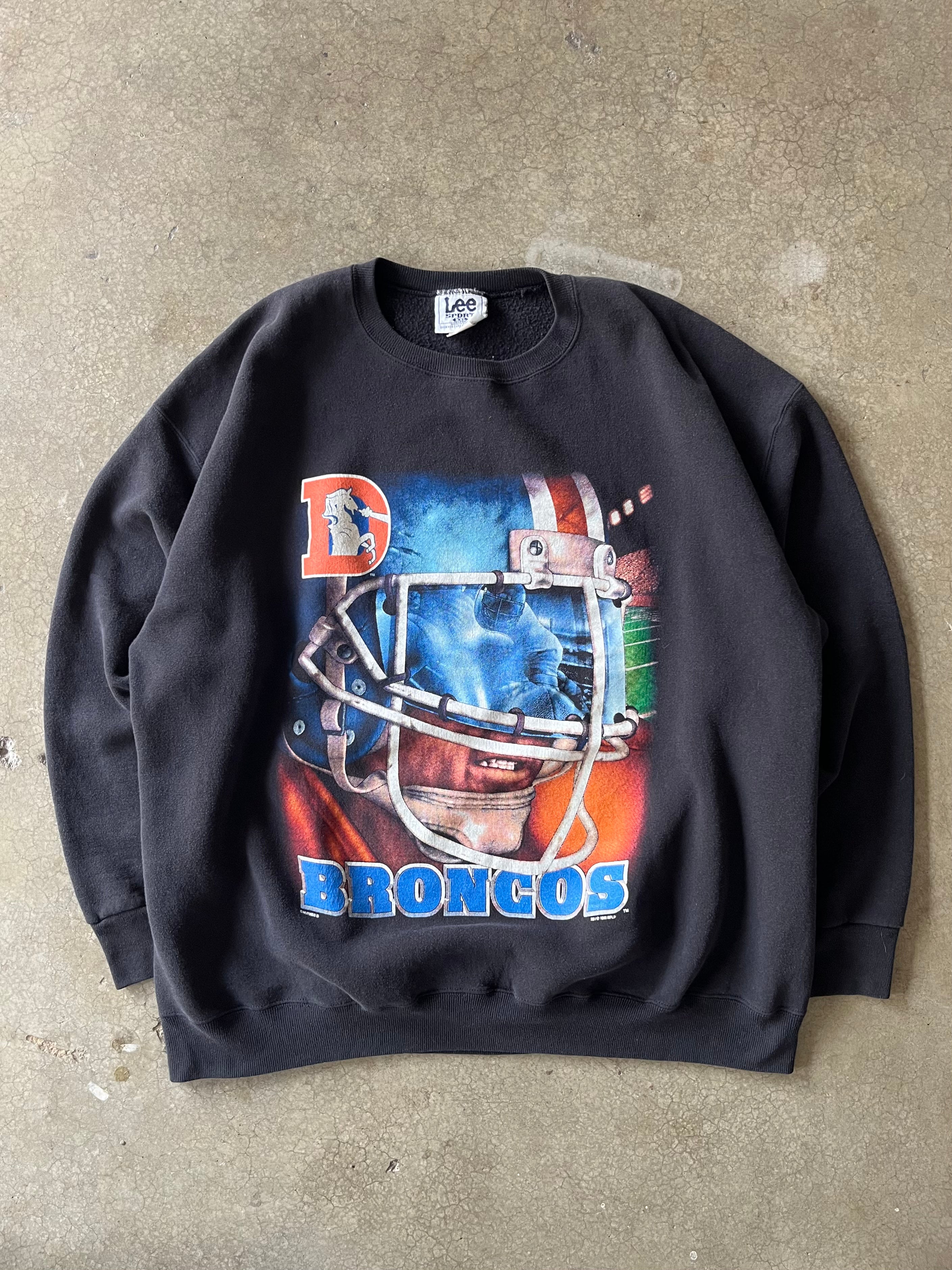 90S DENVER BRONCOS CREWNECK - 2XL