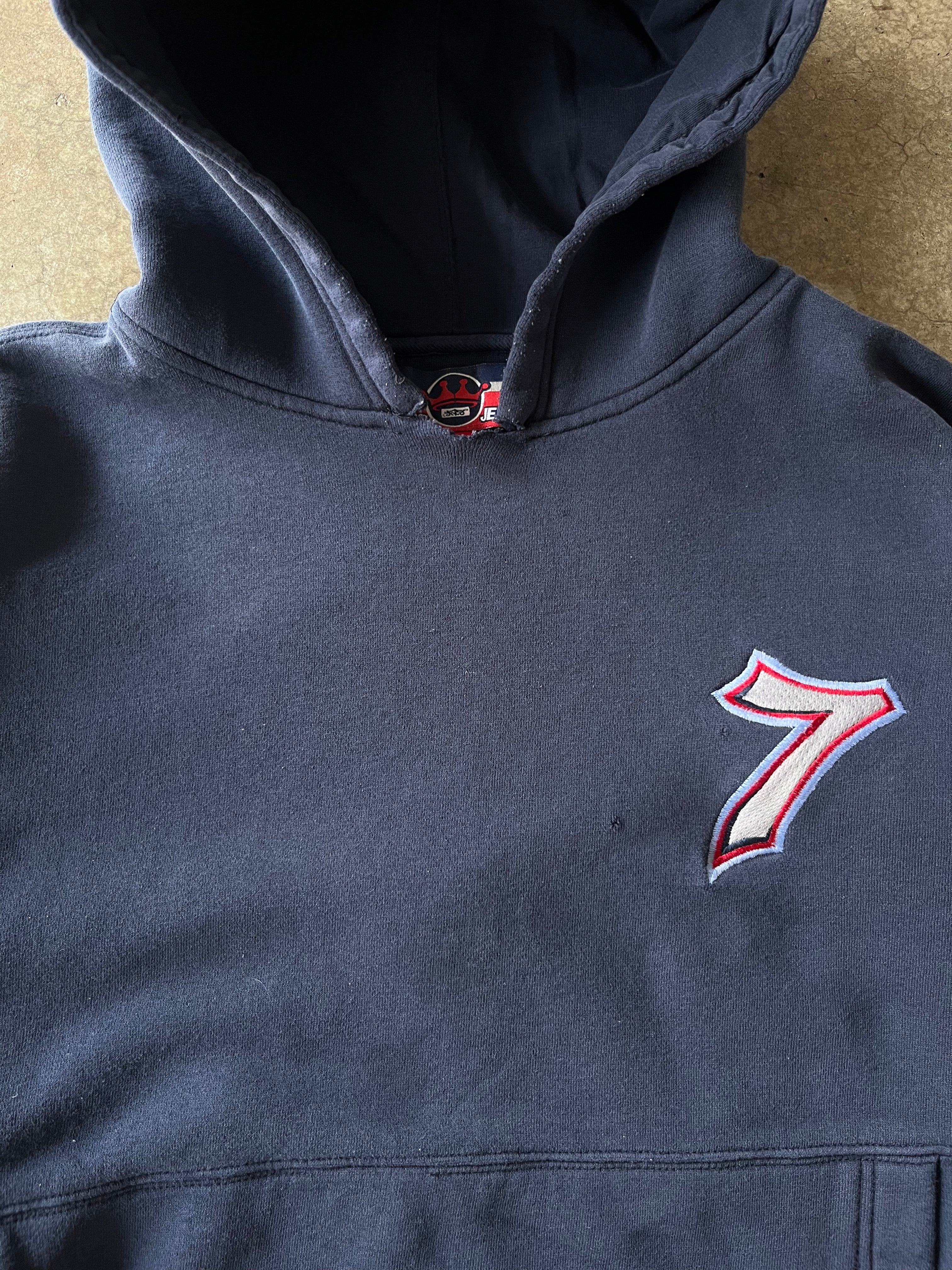 00S JNCO NAVY BLUE DICE HOODIE - XL