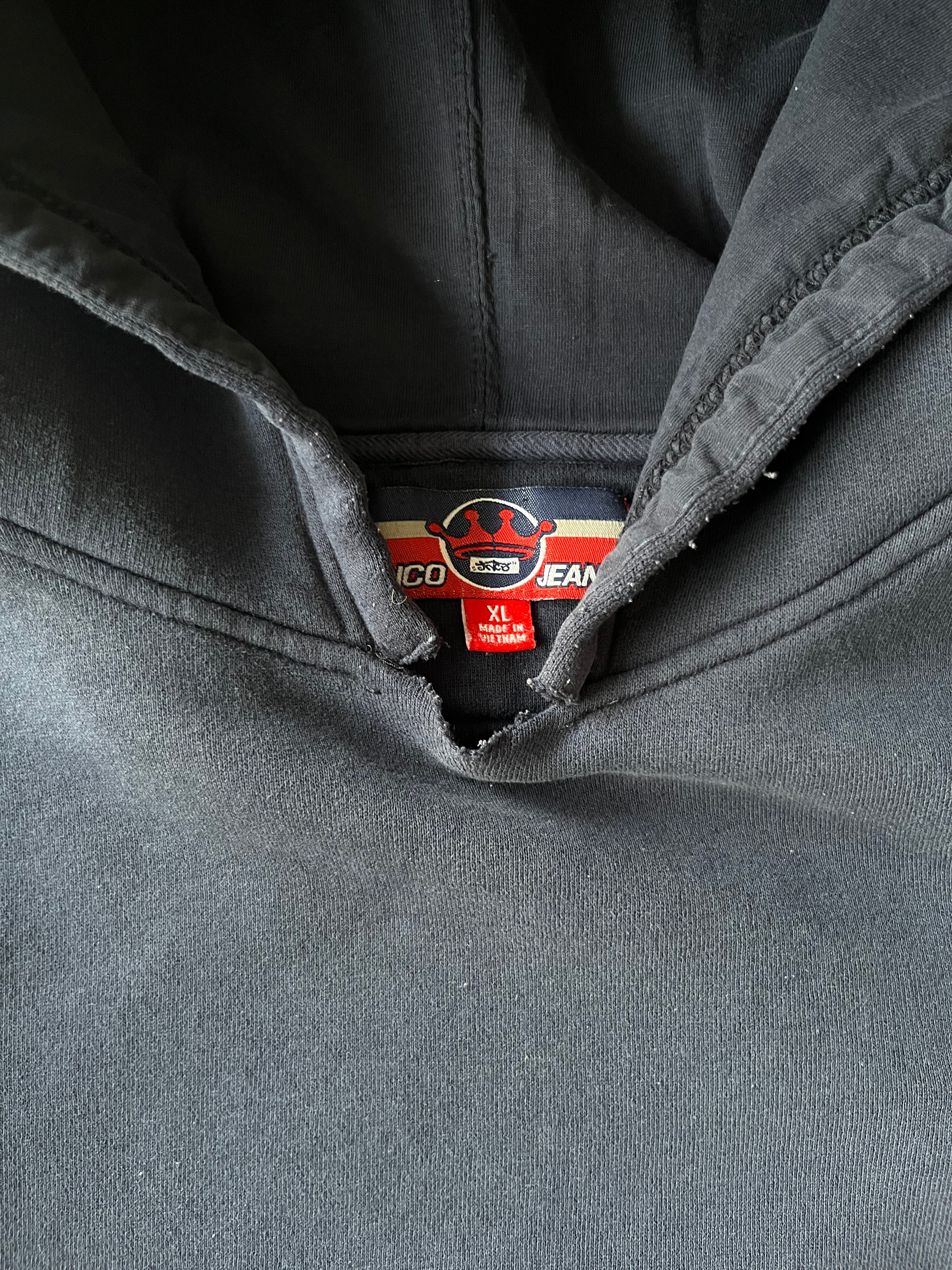 00S JNCO NAVY BLUE DICE HOODIE - XL