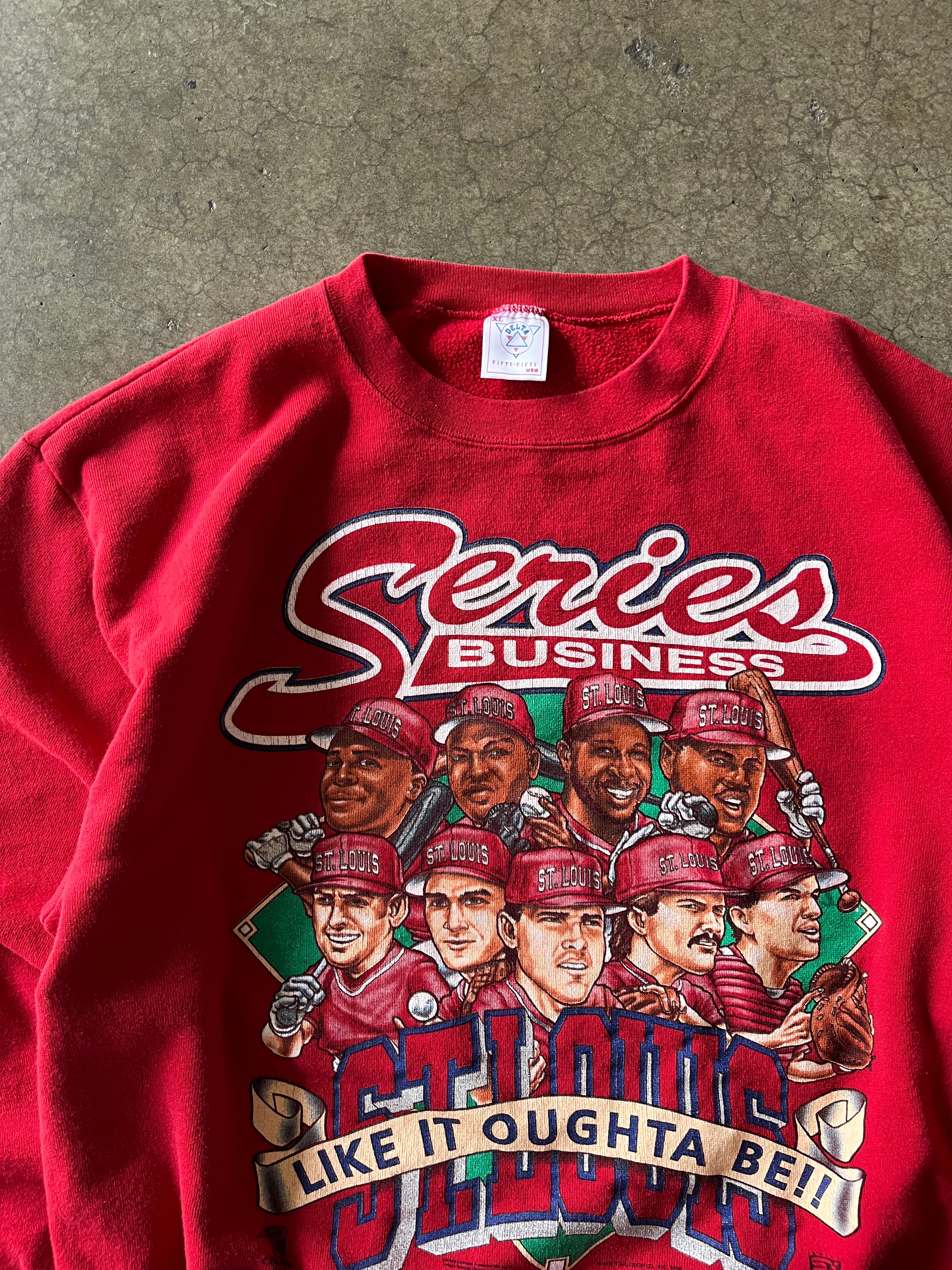 90S ST. LOUIS CARDINALS CREWNECK - XL