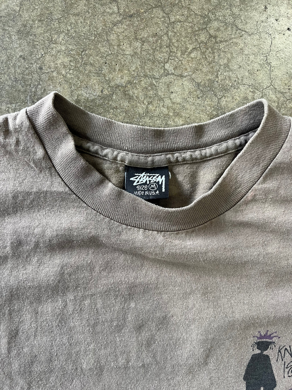 90S STUSSY TEE- M