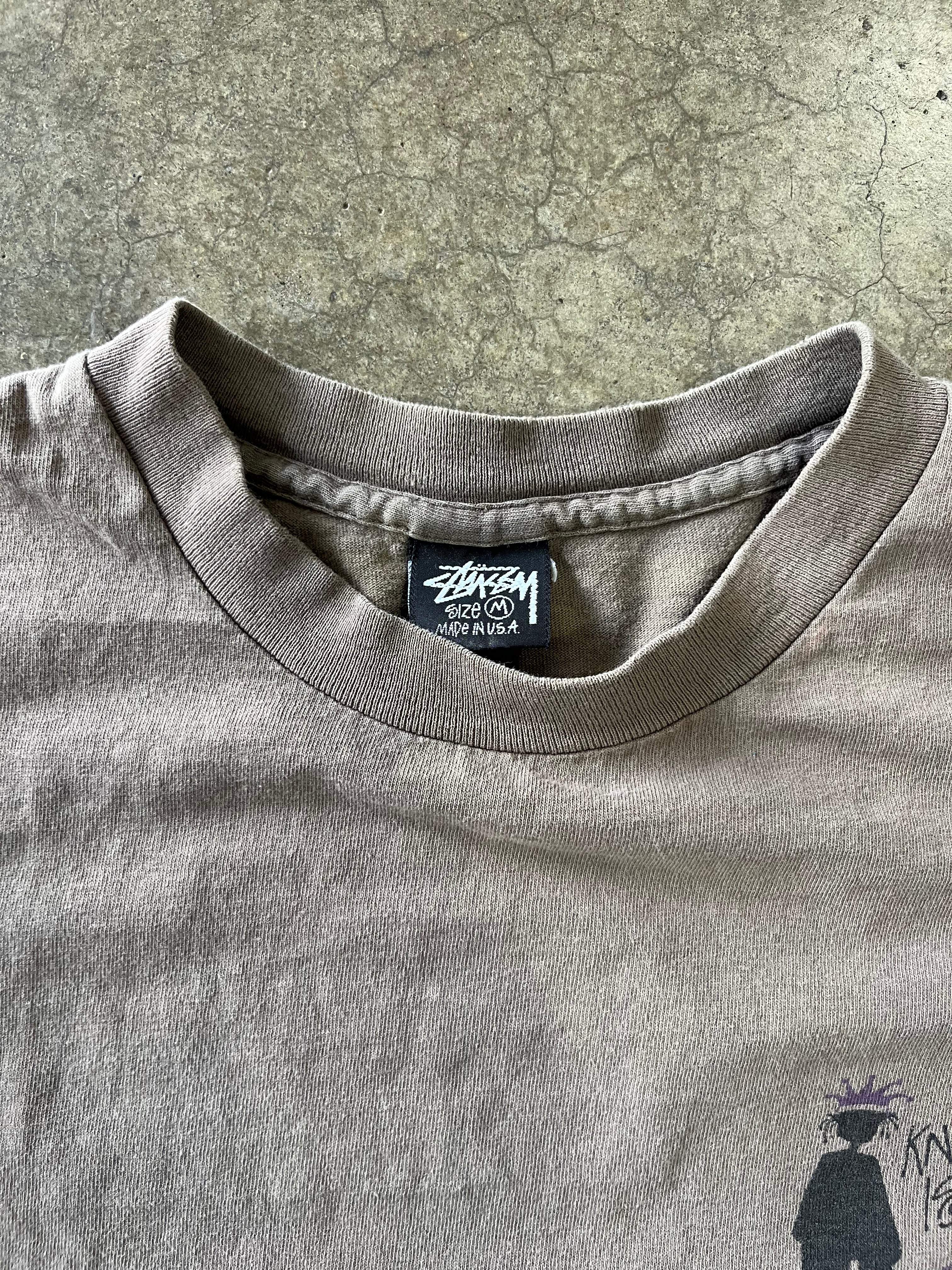 90S STUSSY TEE- M