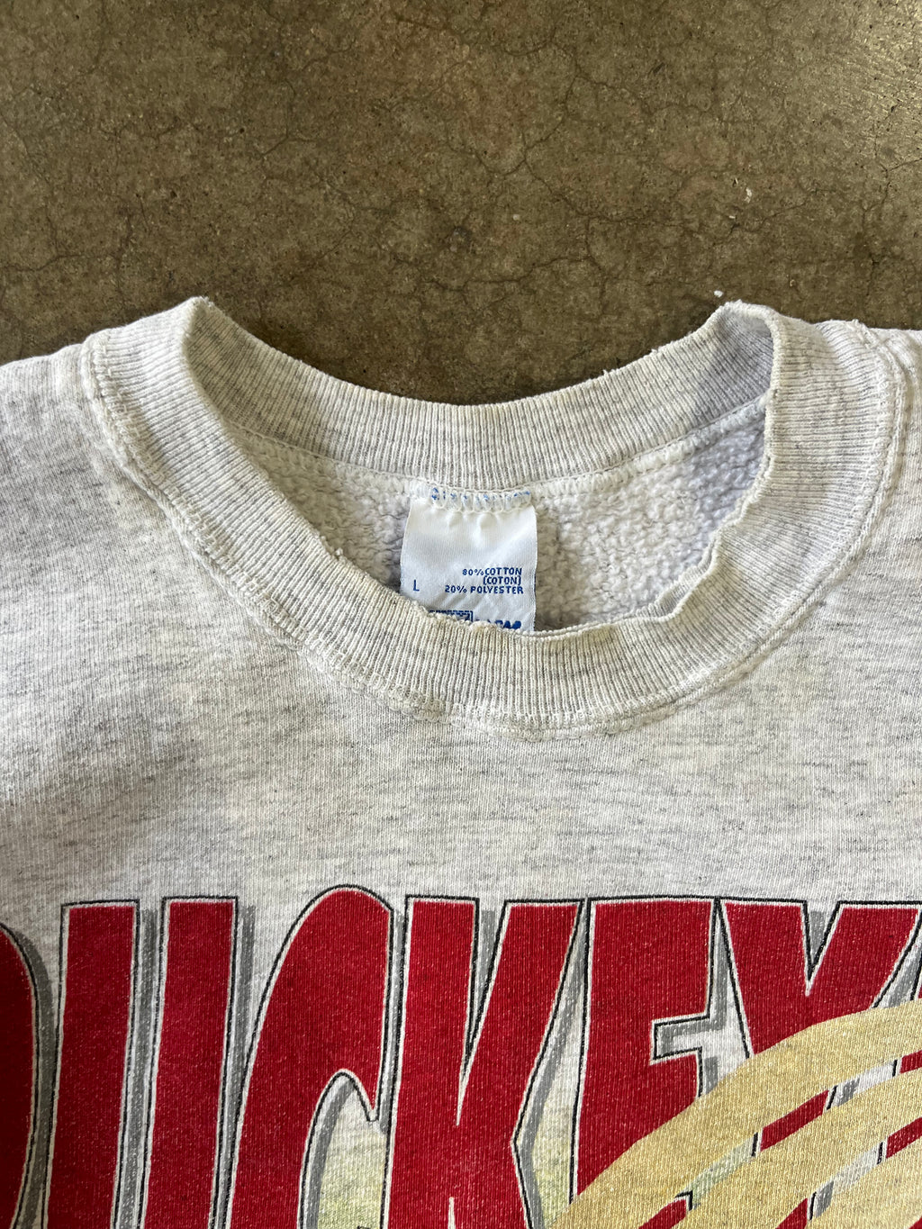90S OHIO STATE BUCKEYES CREWNECK - L