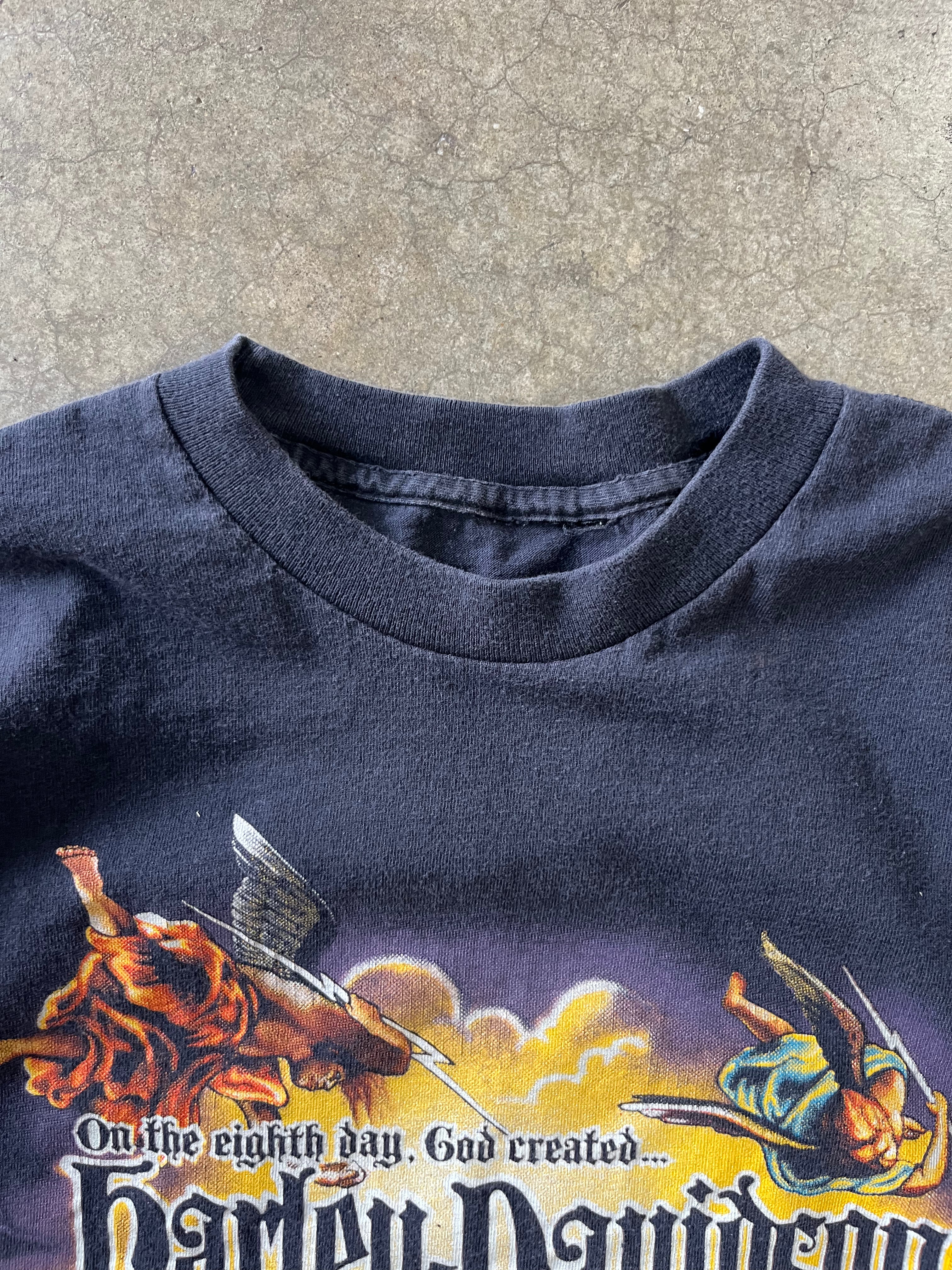 90S HARLEY DAVIDSON NEW HAMPSHIRE TEE - L