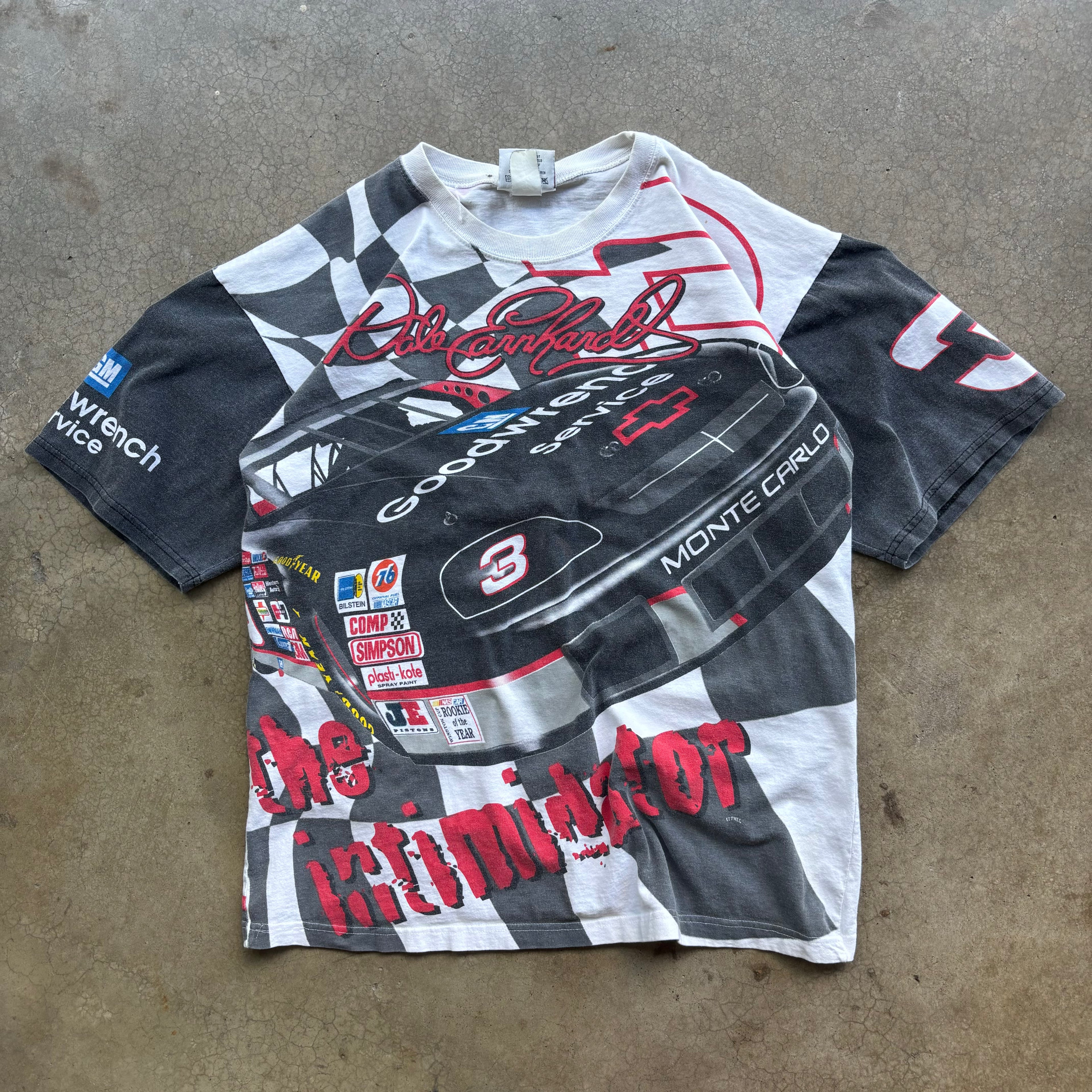 90s DALE EARNHARDT AOP TEE - XL