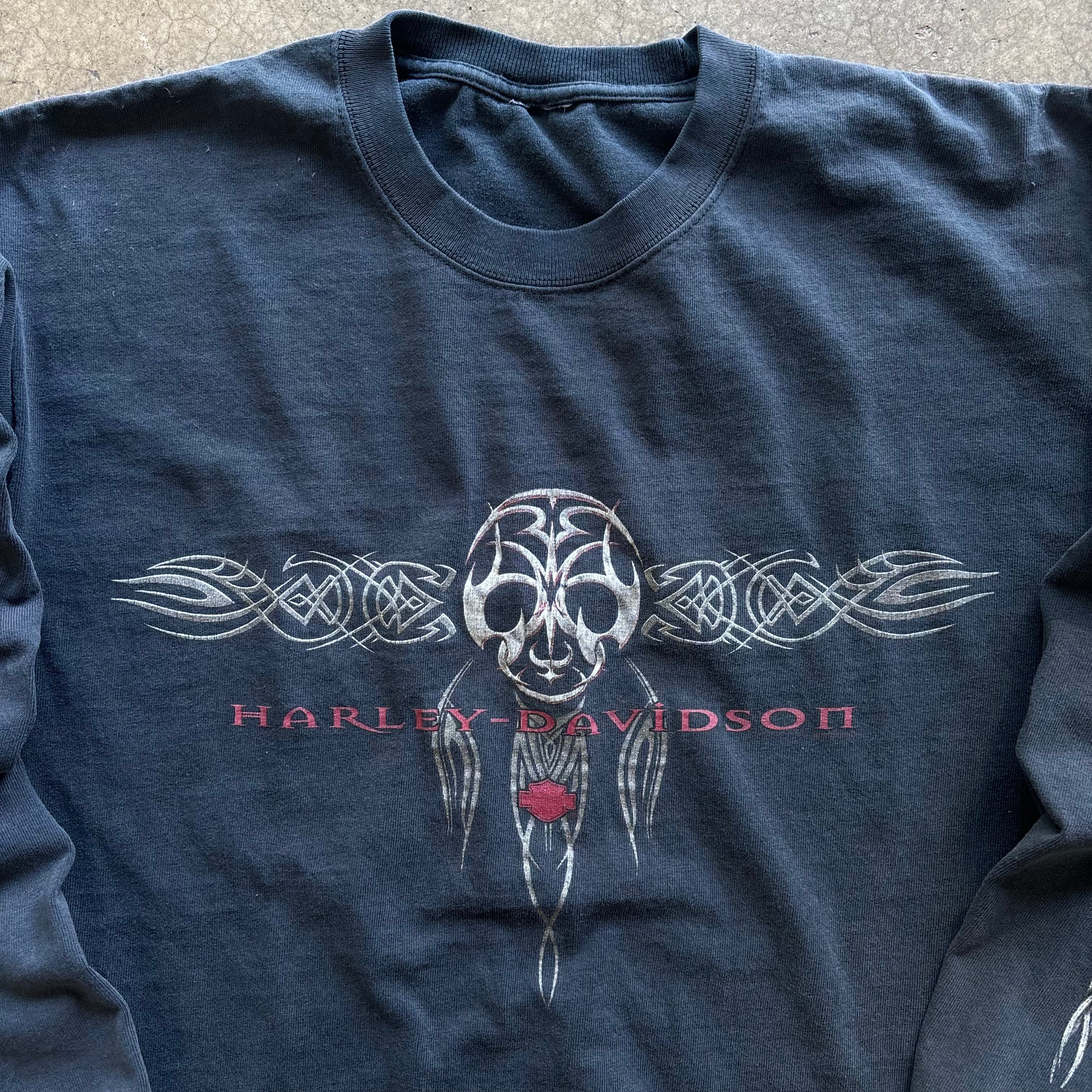90s HARLEY TRIBAL LONGSLEEVE TEE - XL