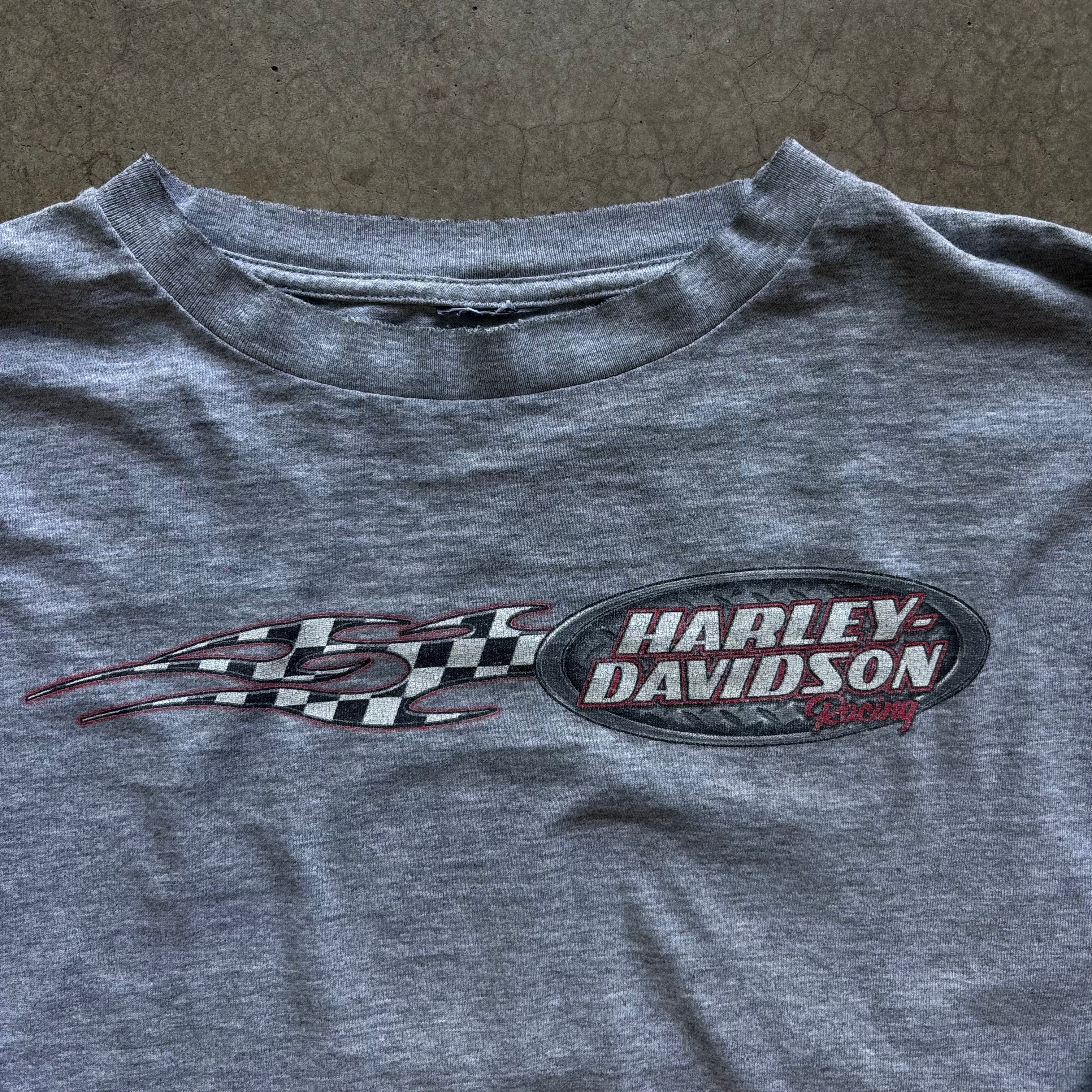 90s HARLEY RACING LONGSLEEVE TEE - XL