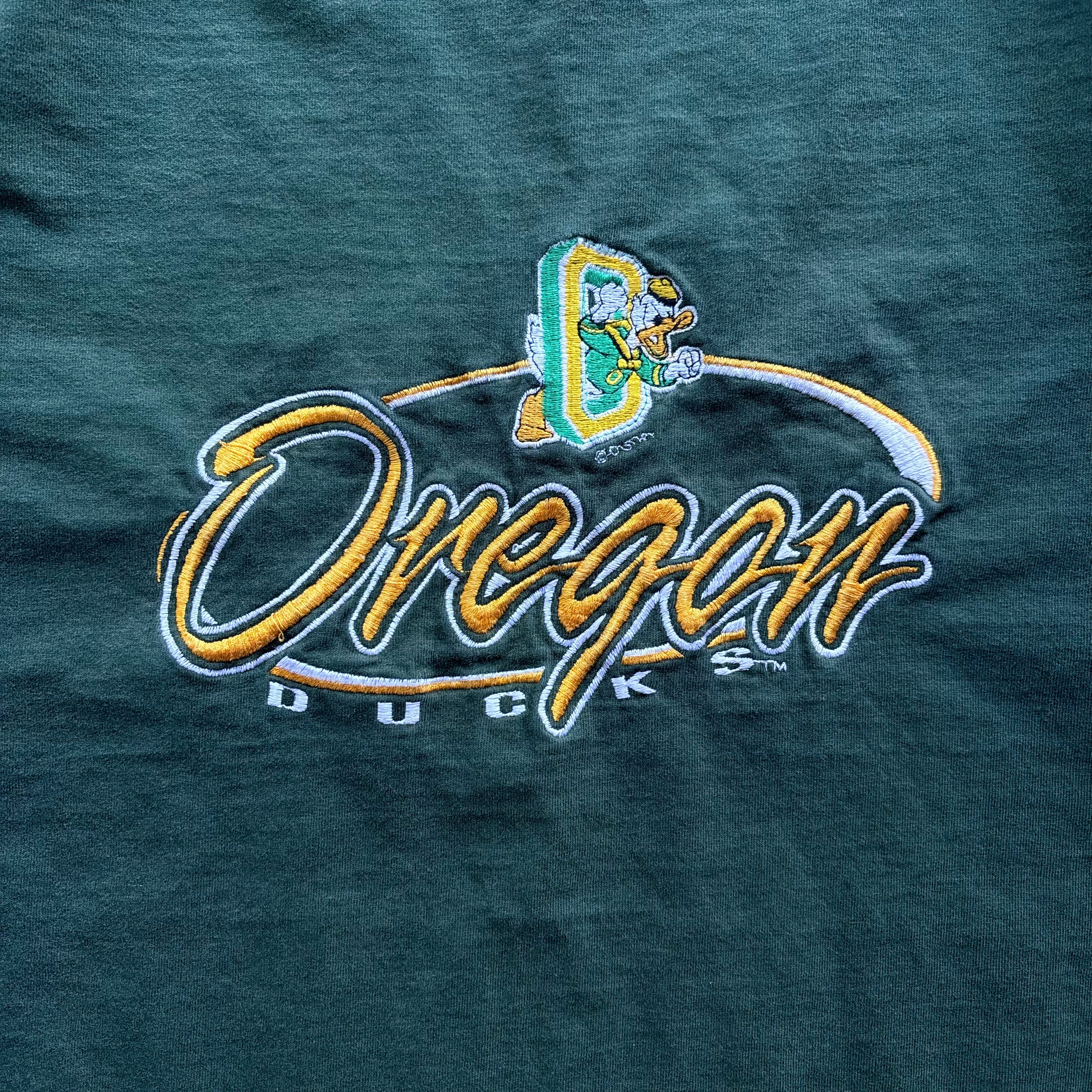 90s OREGON DUCKS TEE - XL