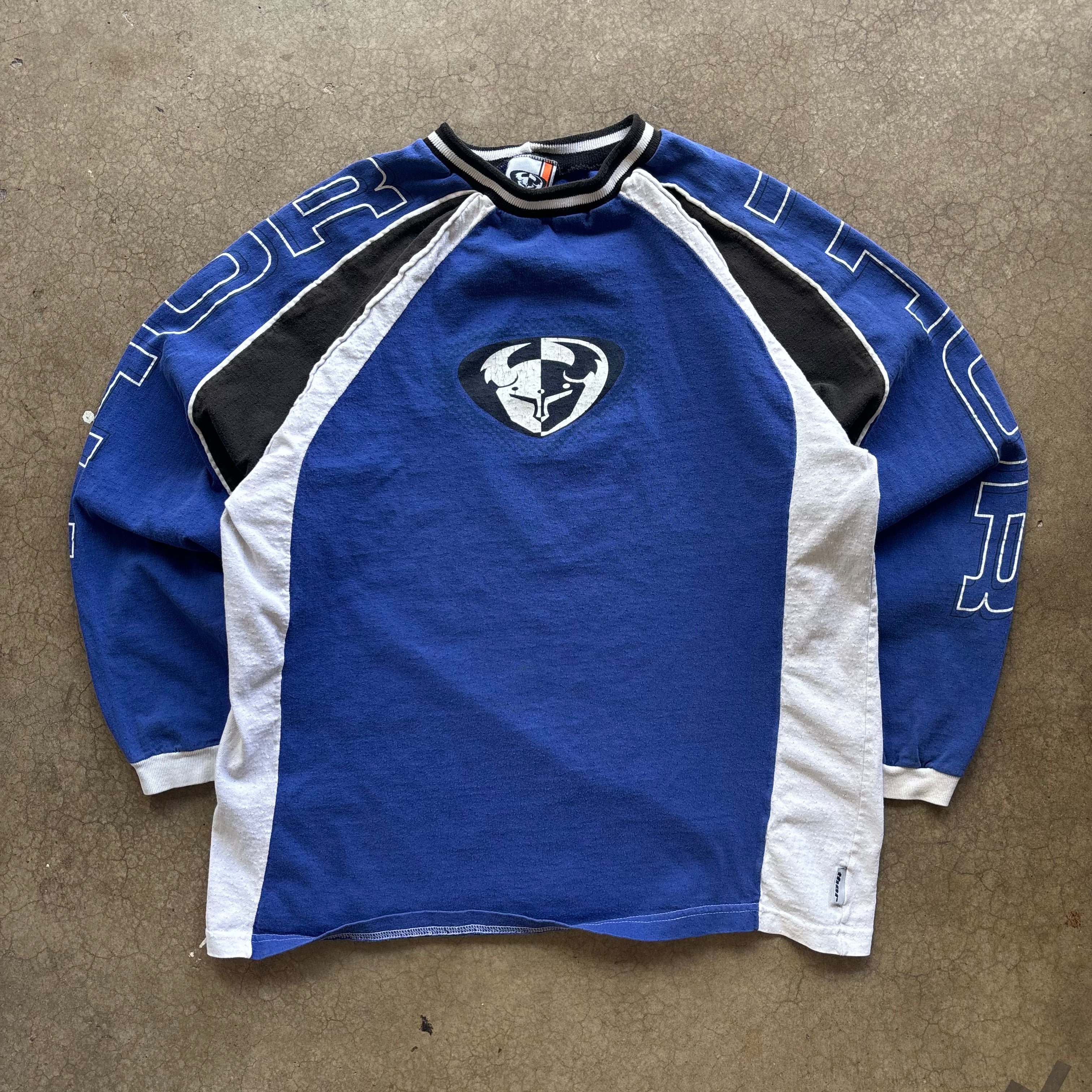 90s THOR MOTORSPORT LONGSLEEVE TEE - L