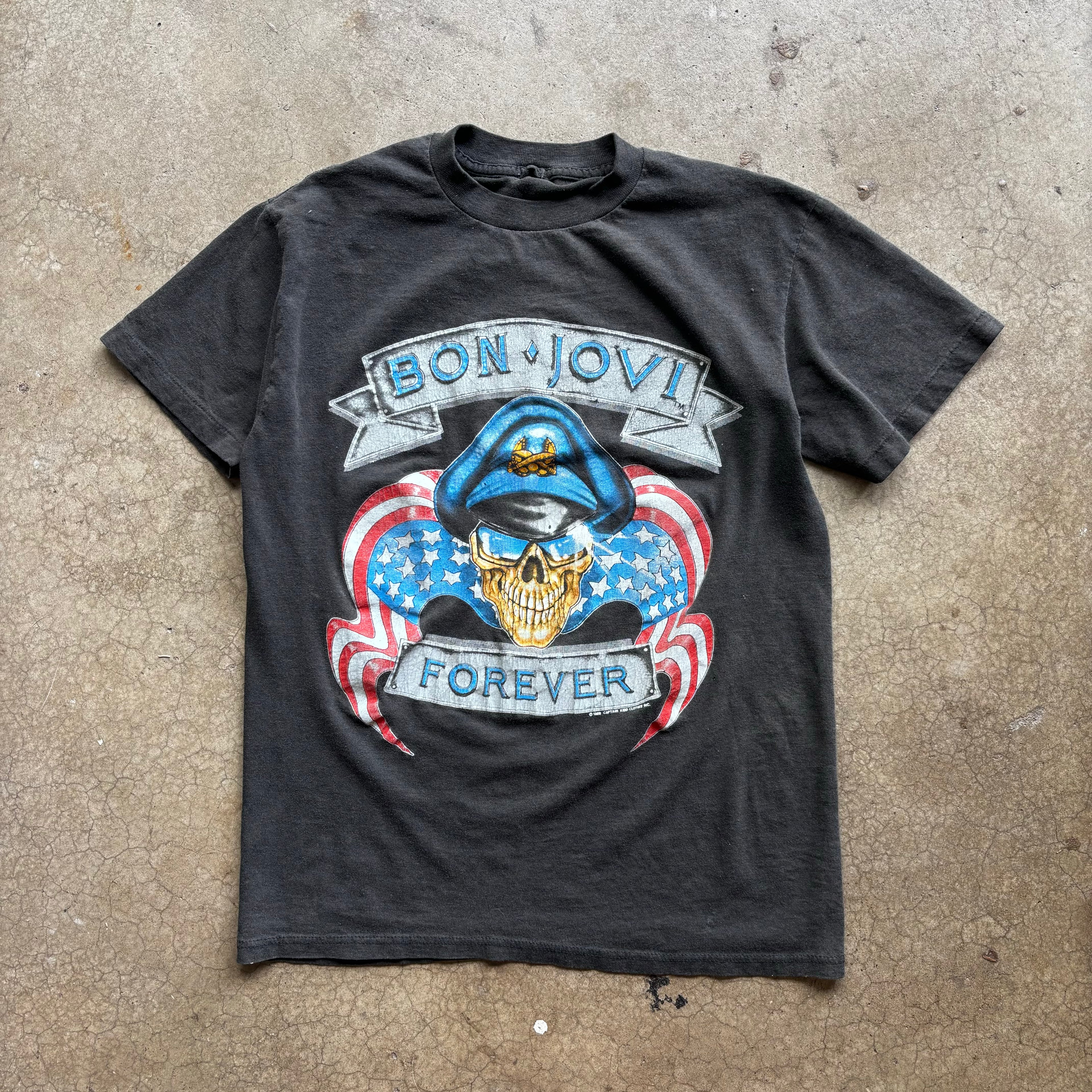 80s BON JOVI FOREVER TEE - M