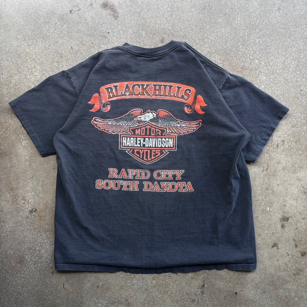 90s HARLEY STURGIS TEE - XL