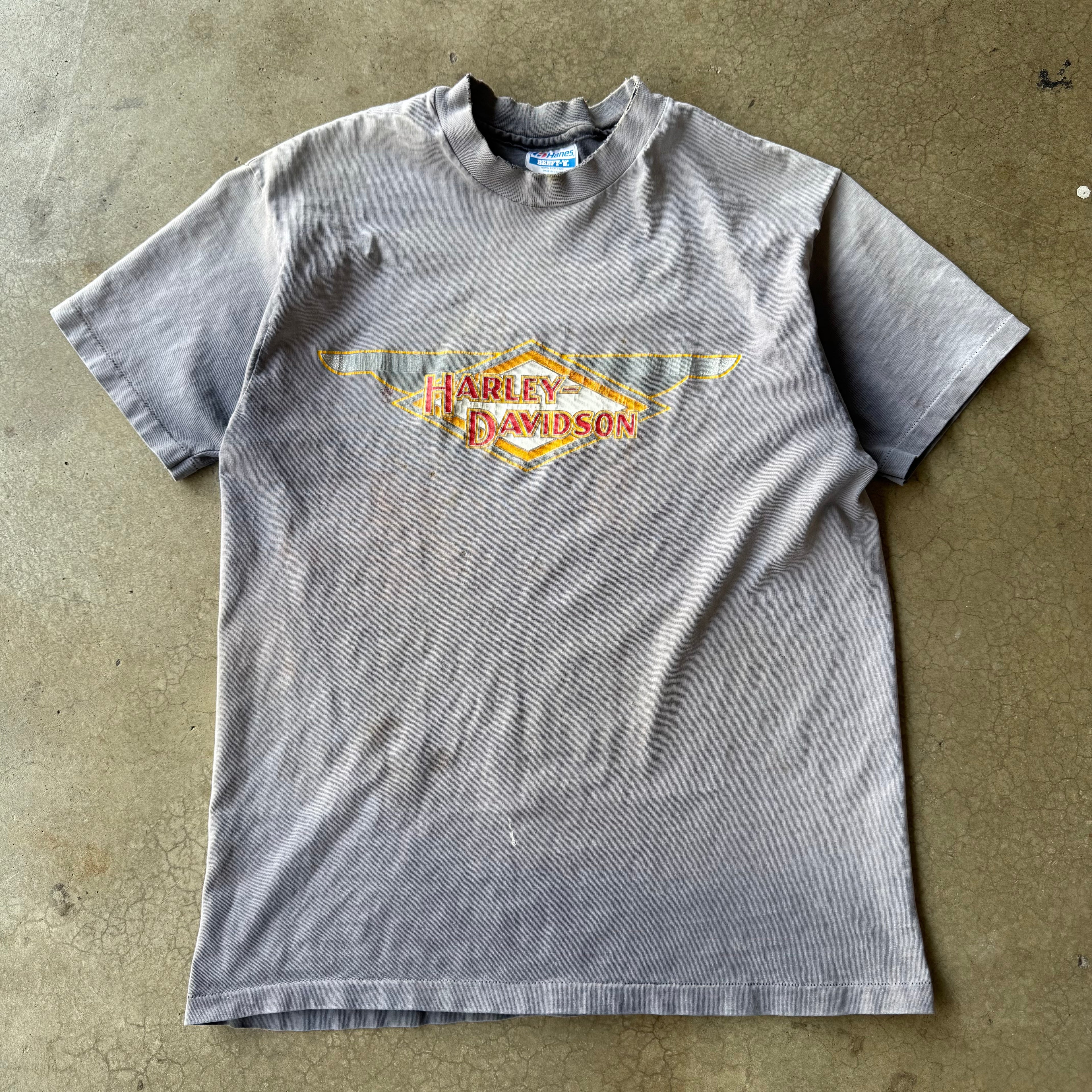80S HARLEY DAVIDSON SAN DIEGO BIKER TEE - M