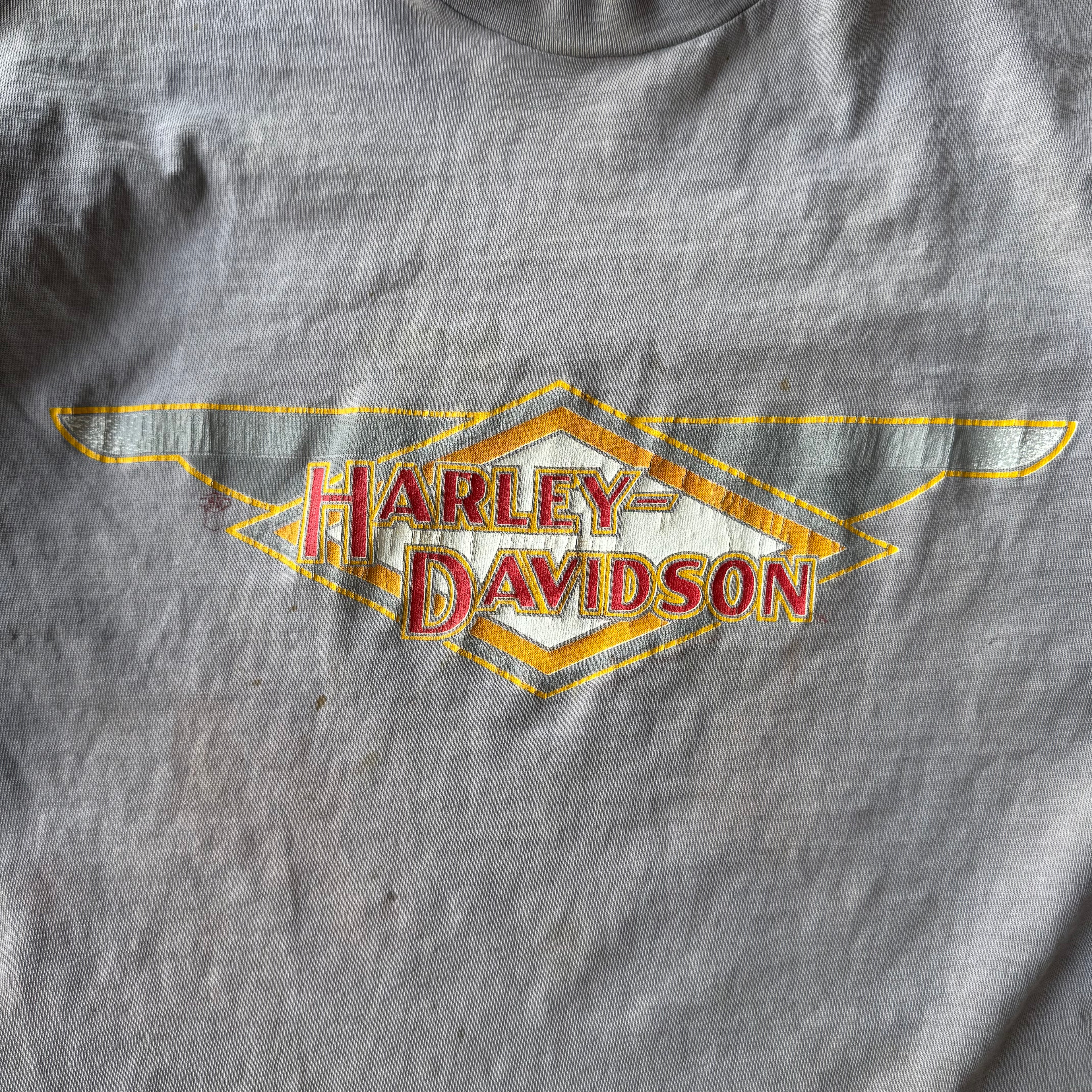 80S HARLEY DAVIDSON SAN DIEGO BIKER TEE - M