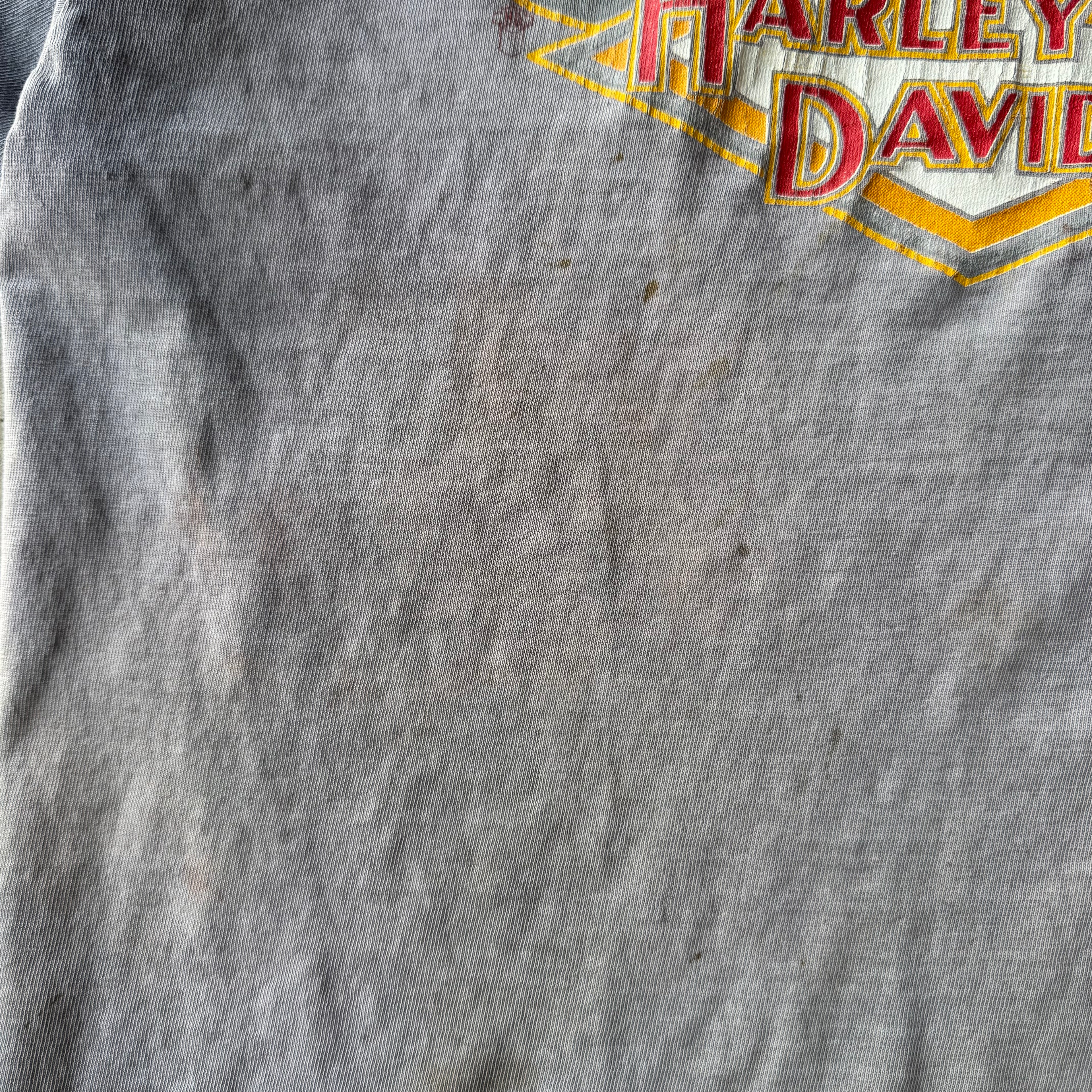 80S HARLEY DAVIDSON SAN DIEGO BIKER TEE - M