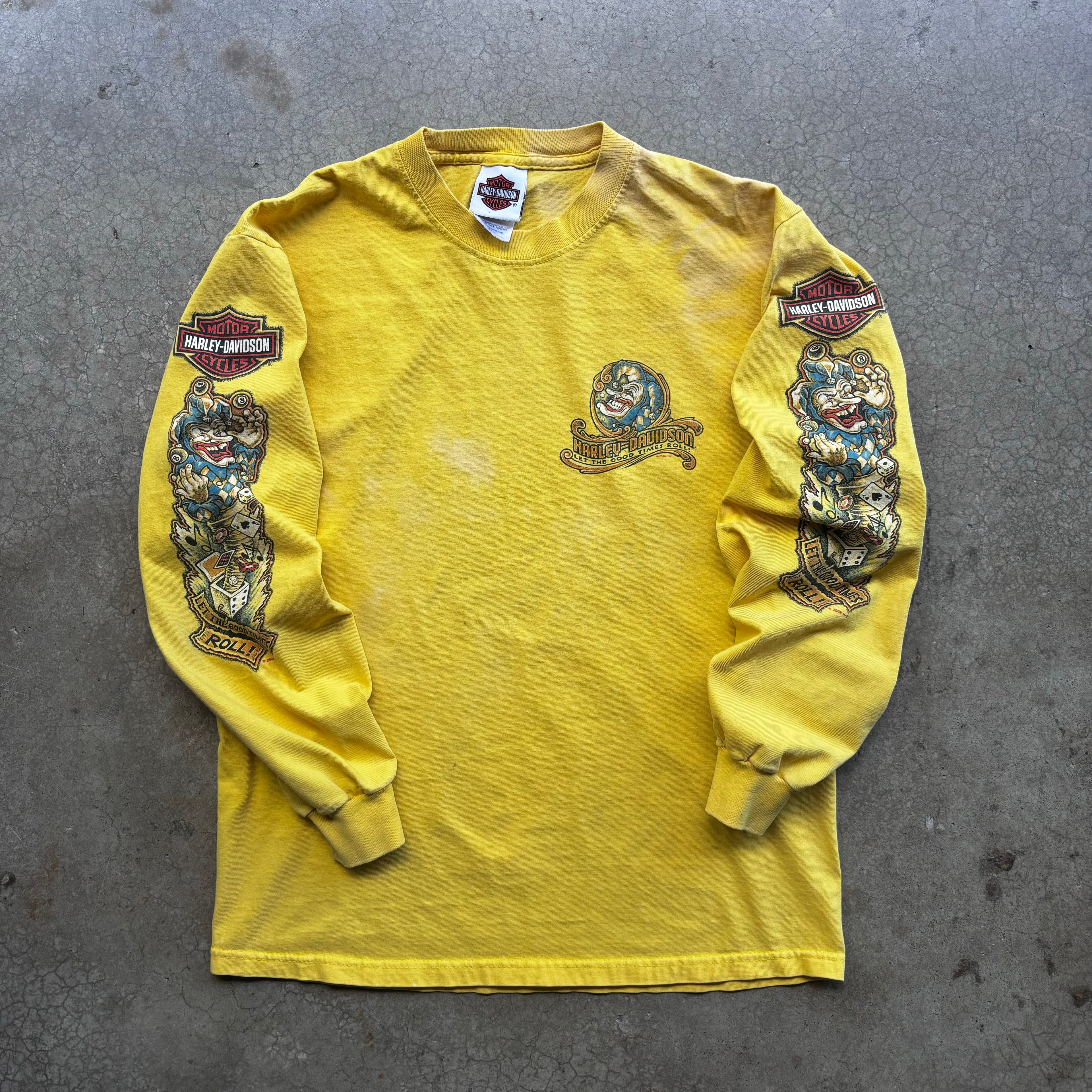 00s HARLEY DAVIDSON NY LONGSLEEVE TEE - M