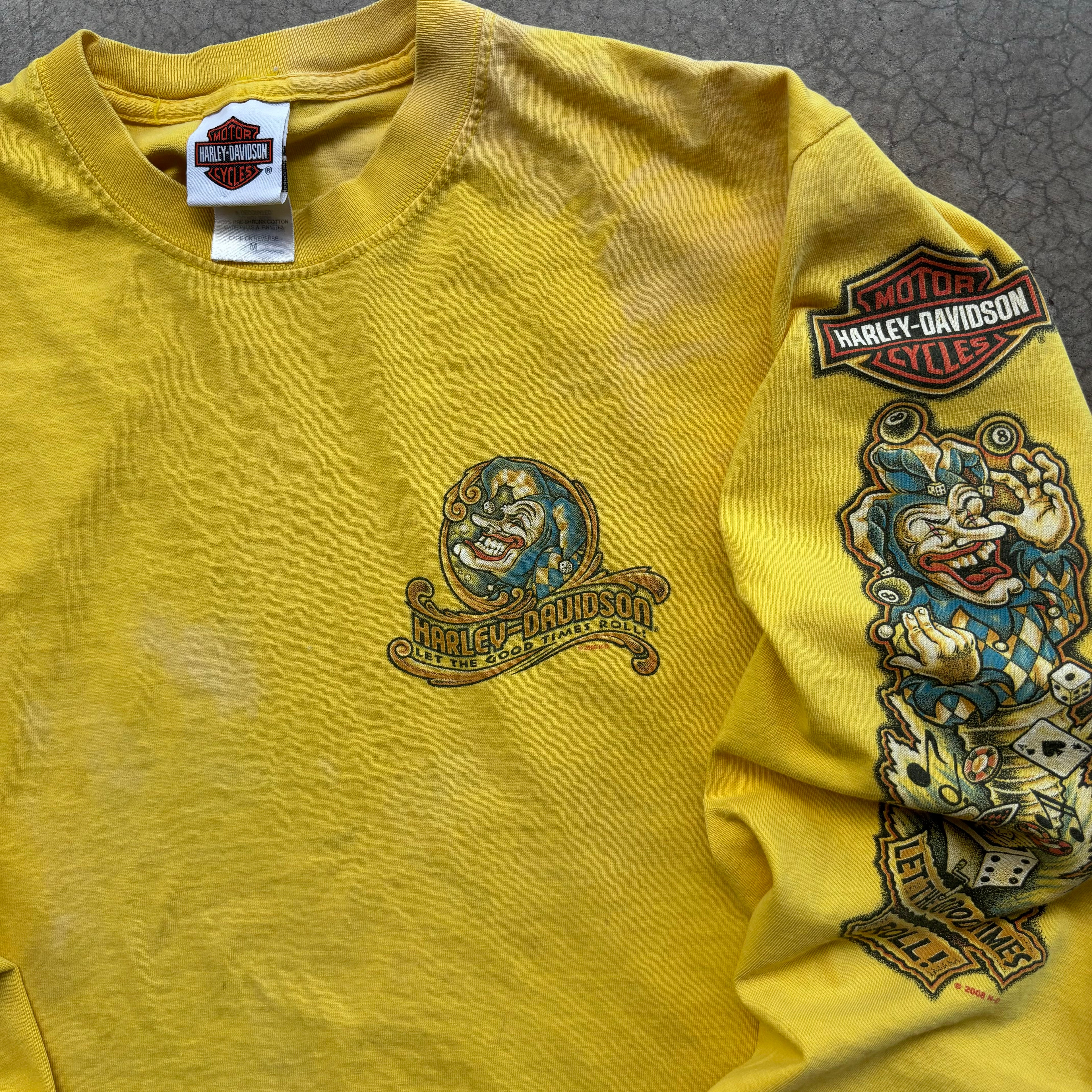 00s HARLEY DAVIDSON NY LONGSLEEVE TEE - M