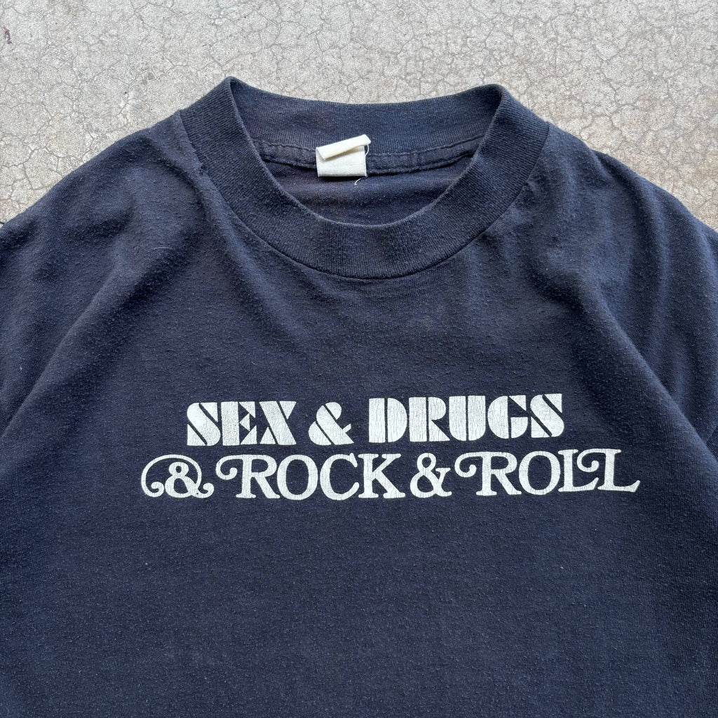 80s SEX, DRUGS ROCK & ROLL TEE - M