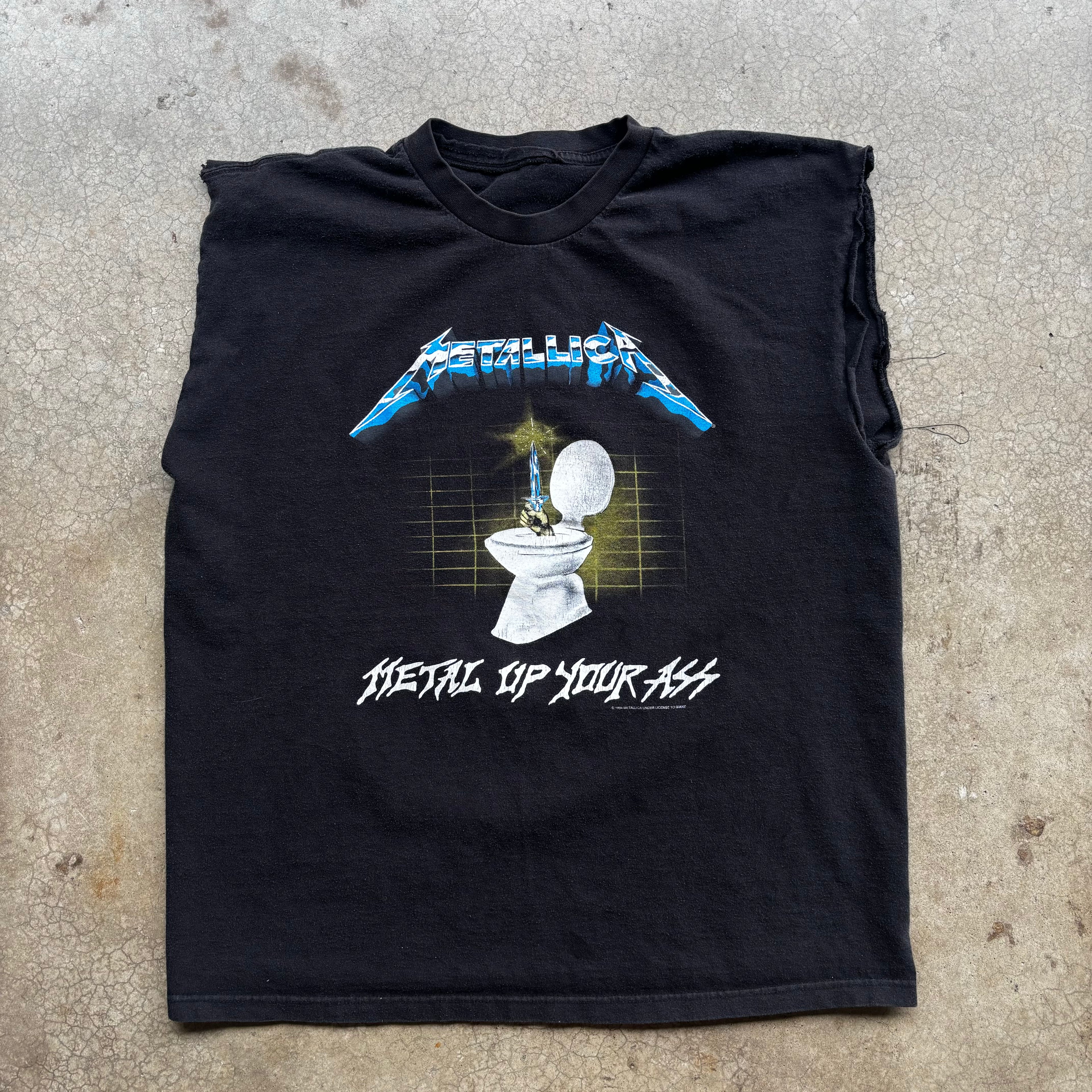 90s METALLICA CUT OFF TEE - XL