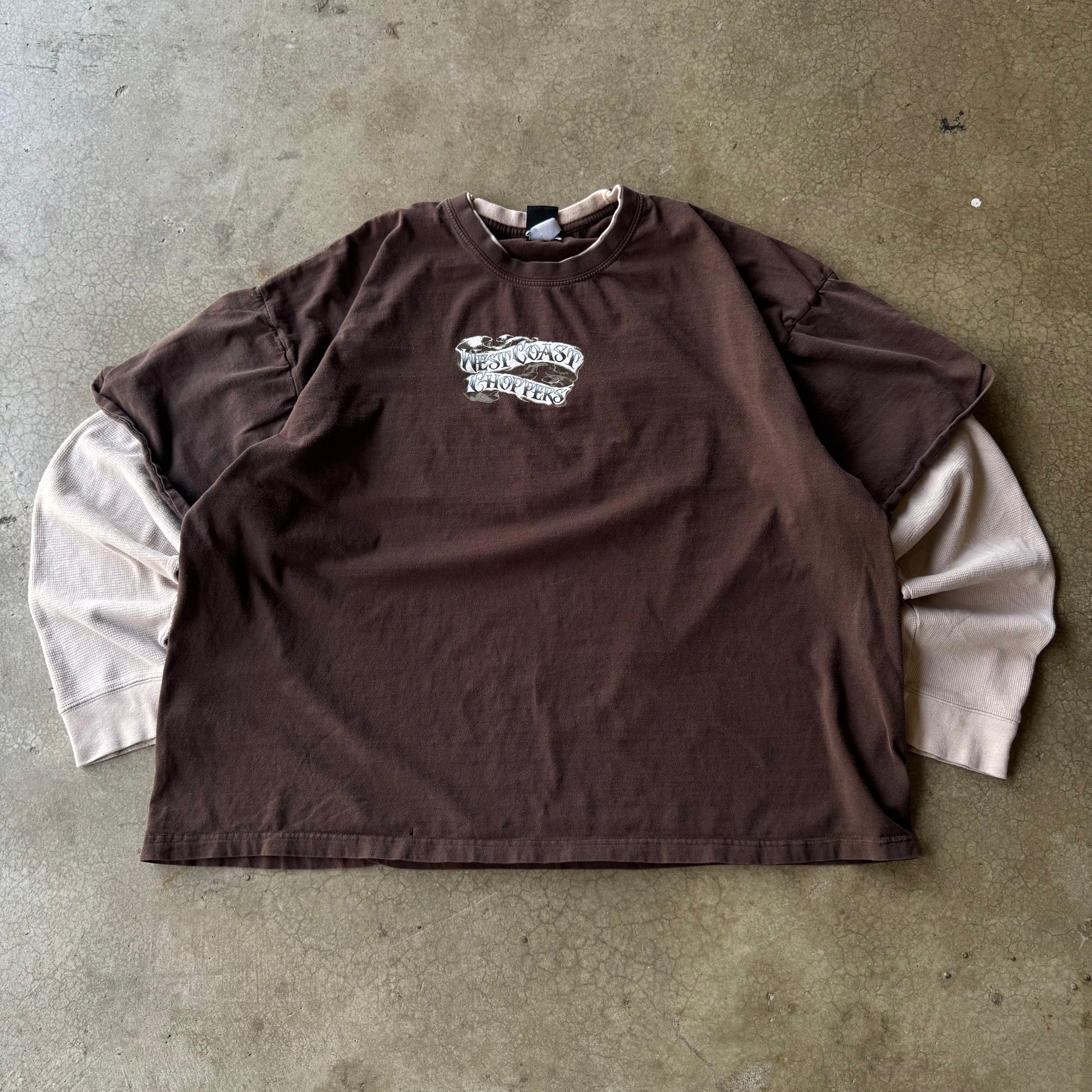 00S WEST COAST CHOPPERS LONG SLEEVE BIKER TEE - 2XL