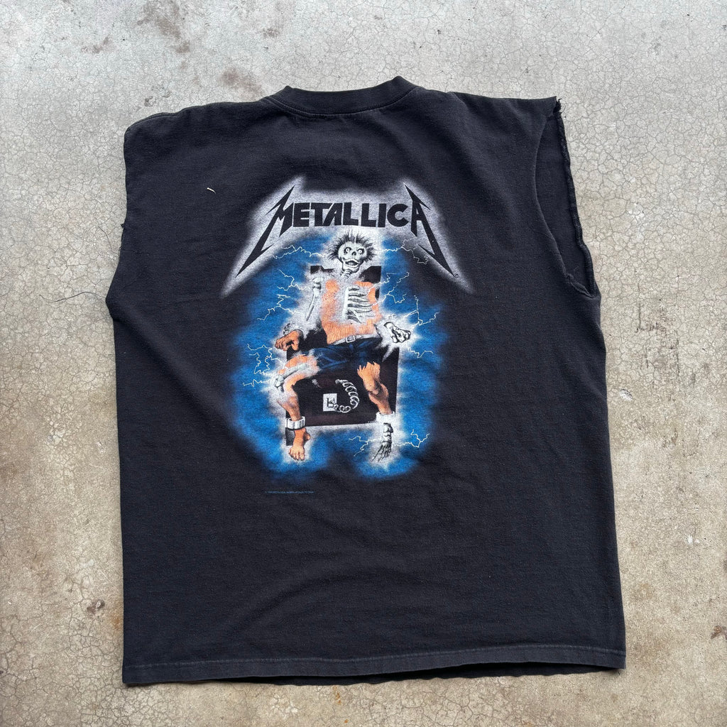 90s METALLICA CUT OFF TEE - XL