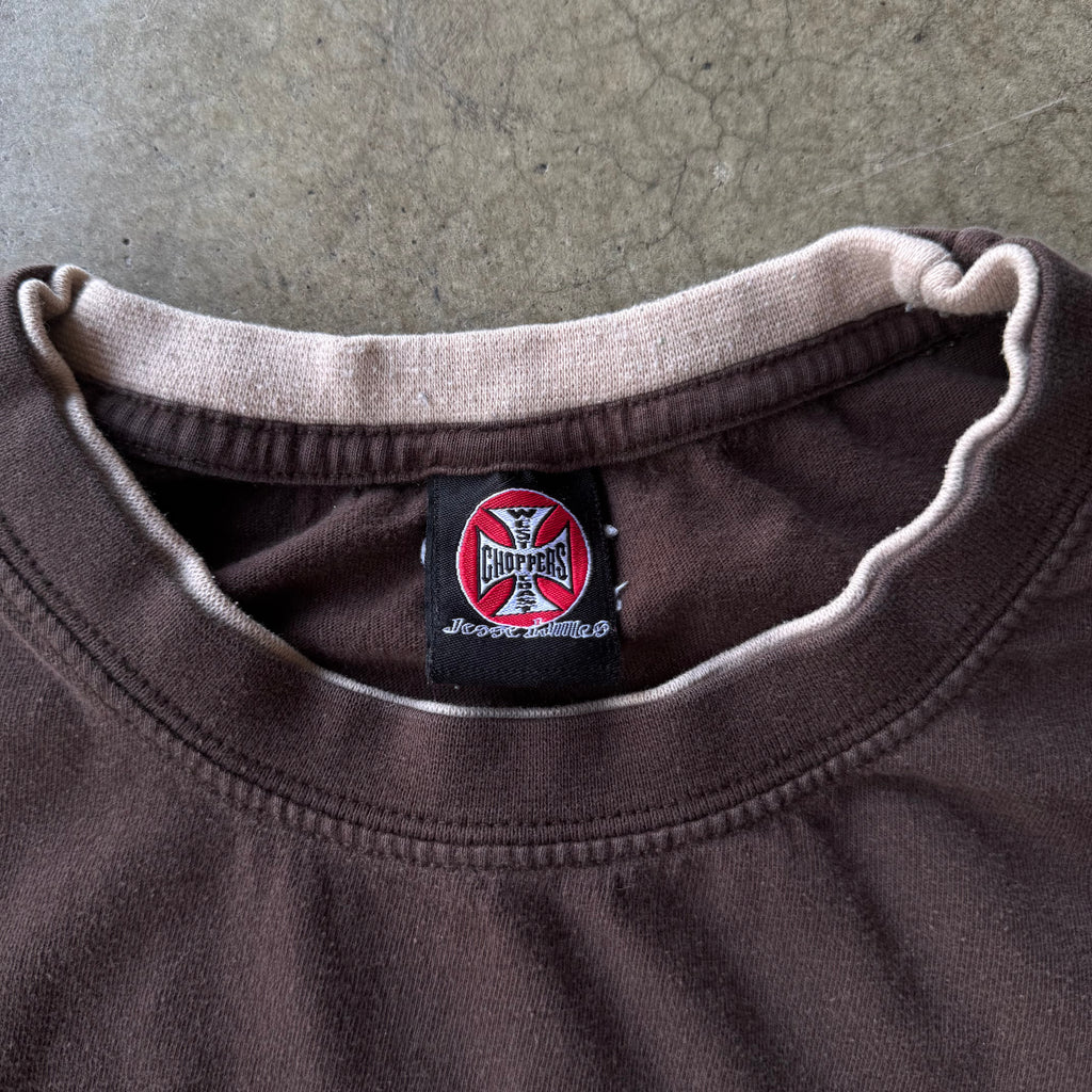 00S WEST COAST CHOPPERS LONG SLEEVE BIKER TEE - 2XL