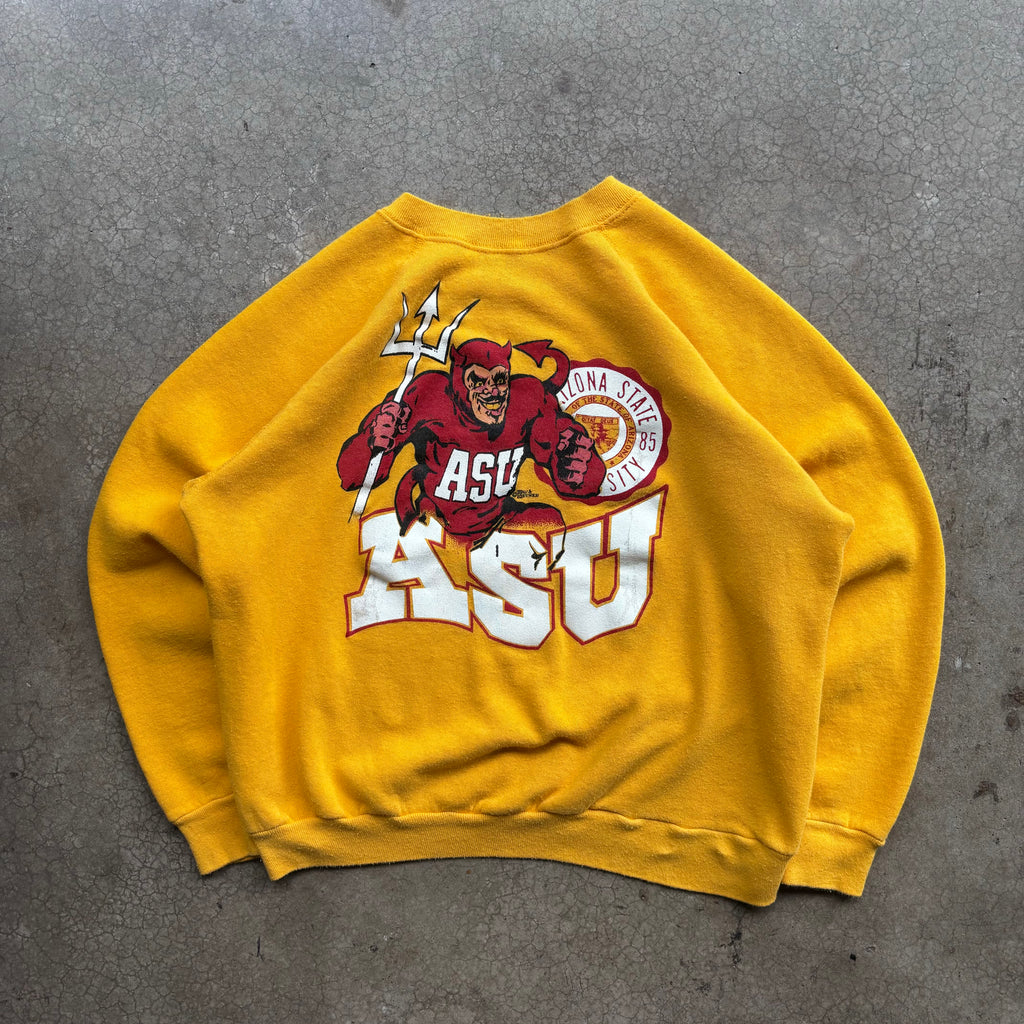 80s ASU SUN DEVILS CREWNECK - L