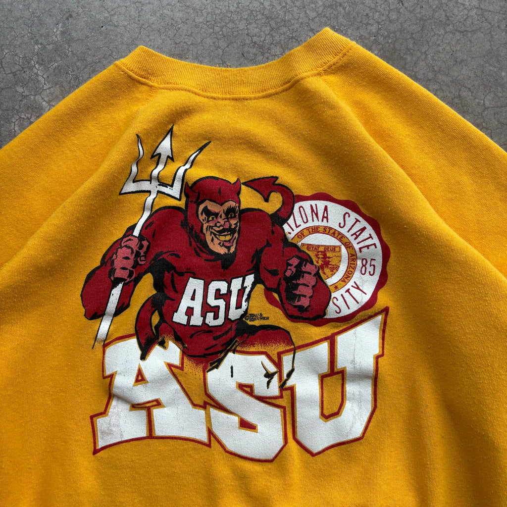 80s ASU SUN DEVILS CREWNECK - L