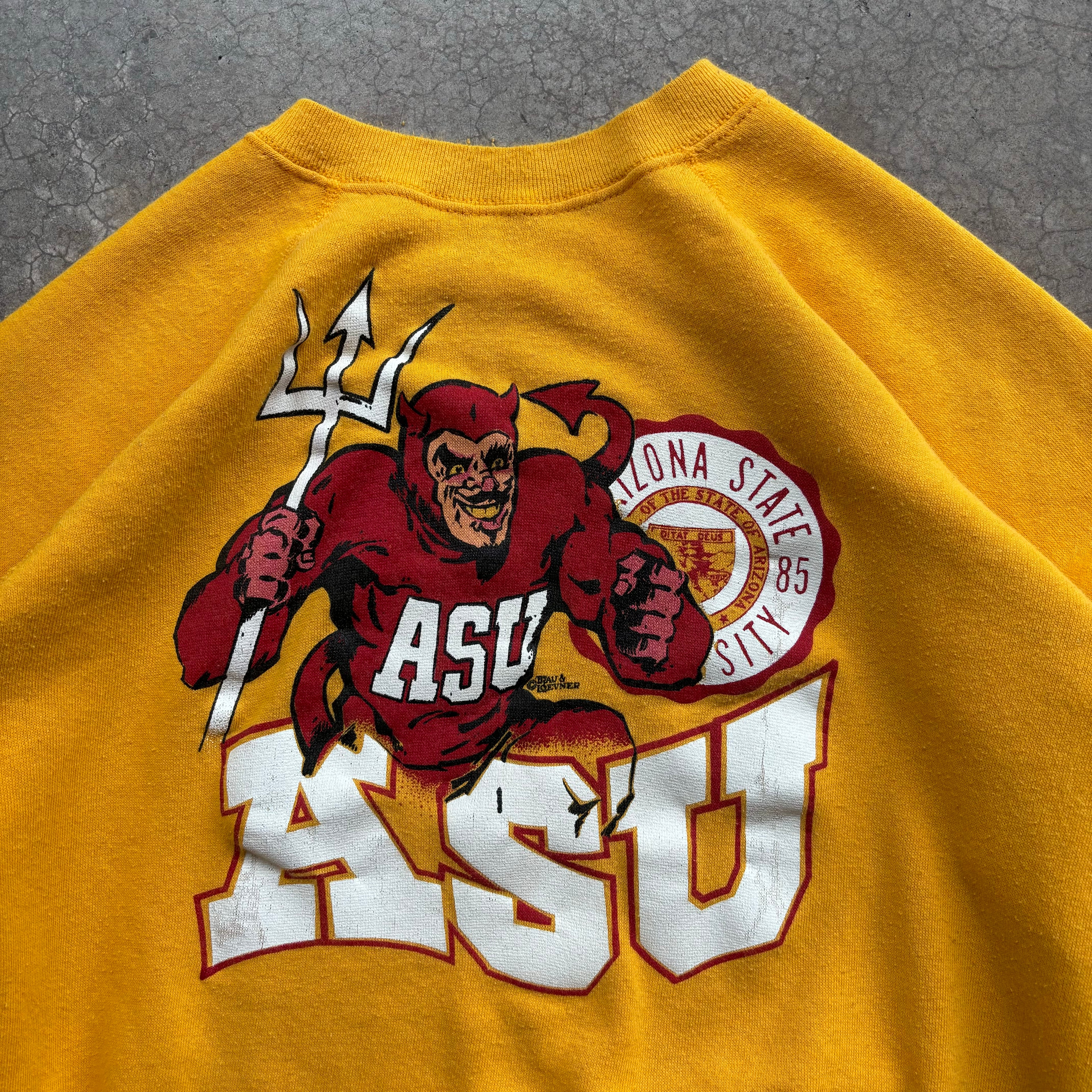 80s ASU SUN DEVILS CREWNECK - L