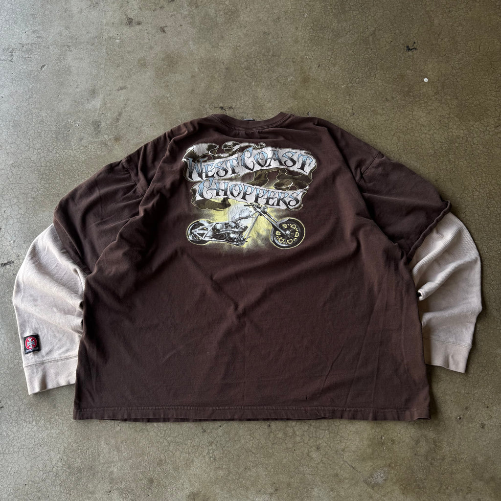 00S WEST COAST CHOPPERS LONG SLEEVE BIKER TEE - 2XL