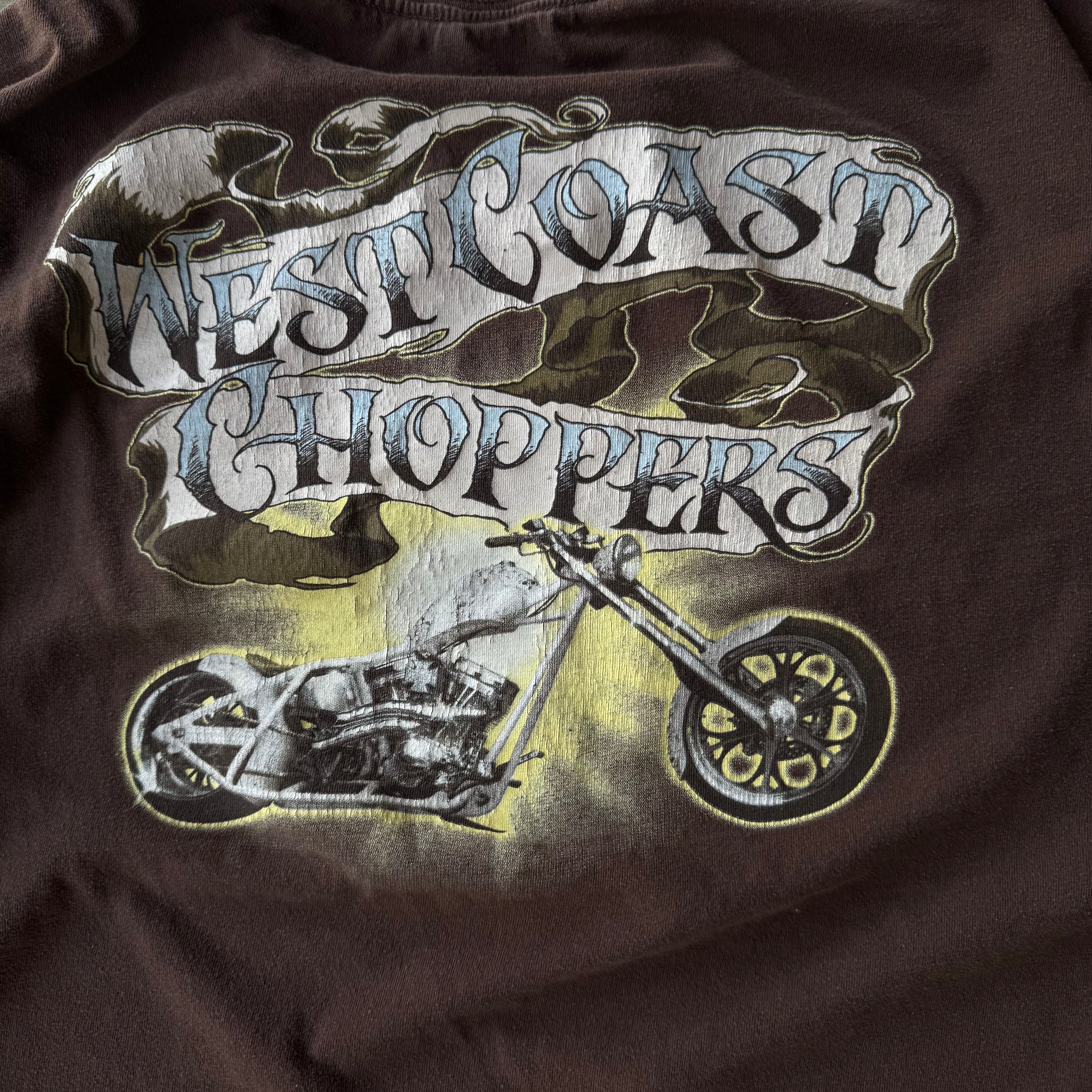 00S WEST COAST CHOPPERS LONG SLEEVE BIKER TEE - 2XL