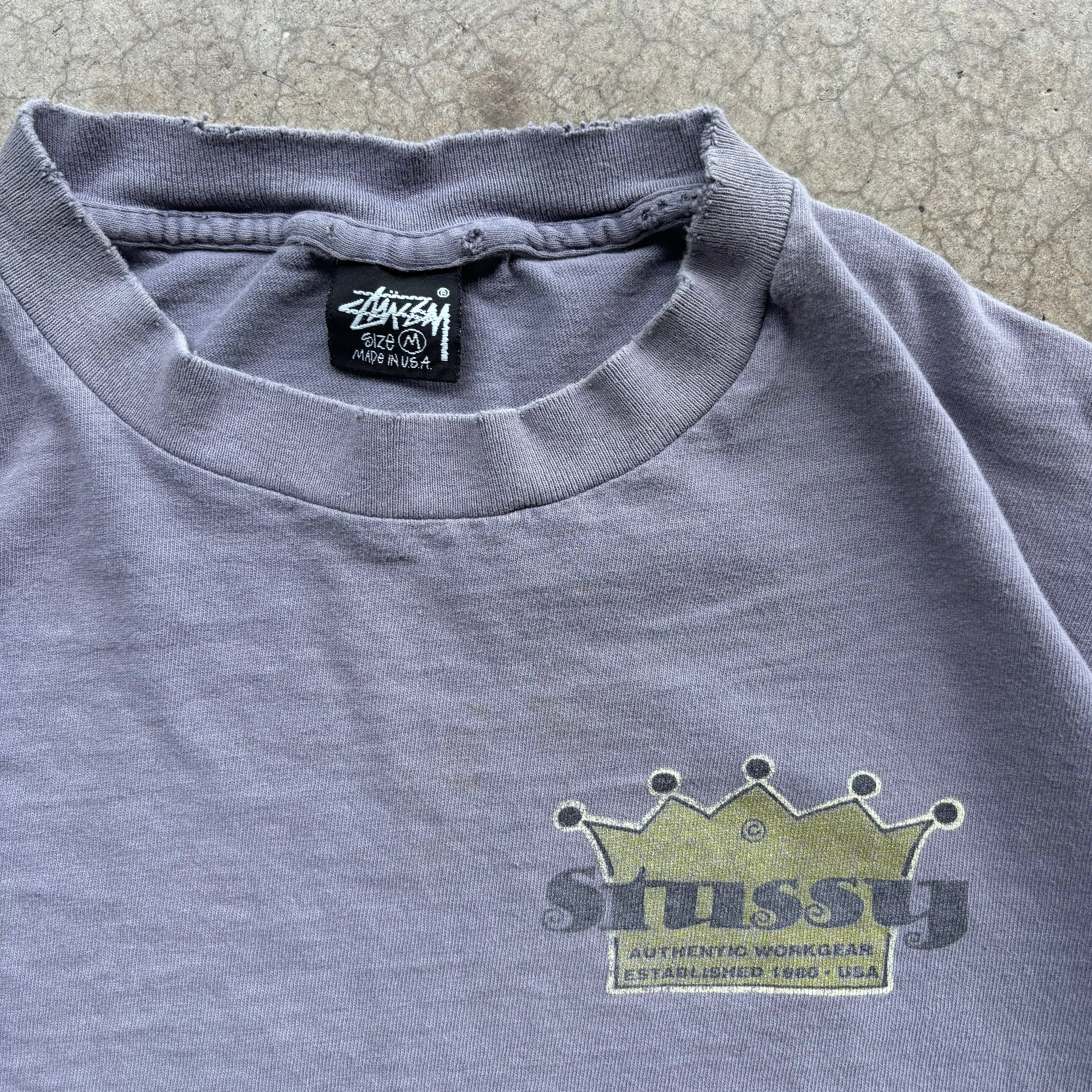 90s STUSSY TEE - M