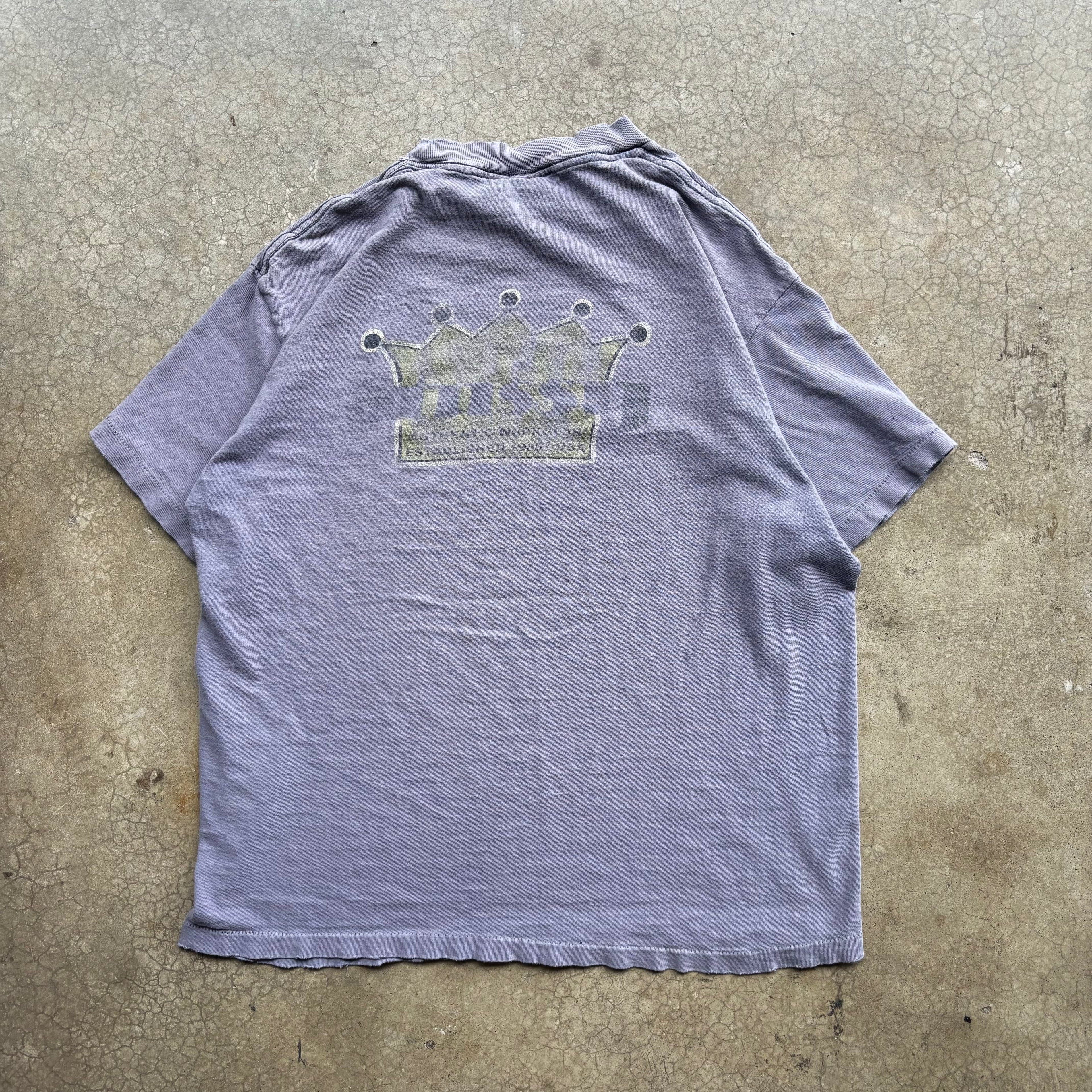 90s STUSSY TEE - M