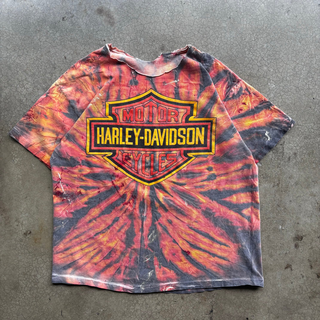 90s HARLEY TIE DYE - XL