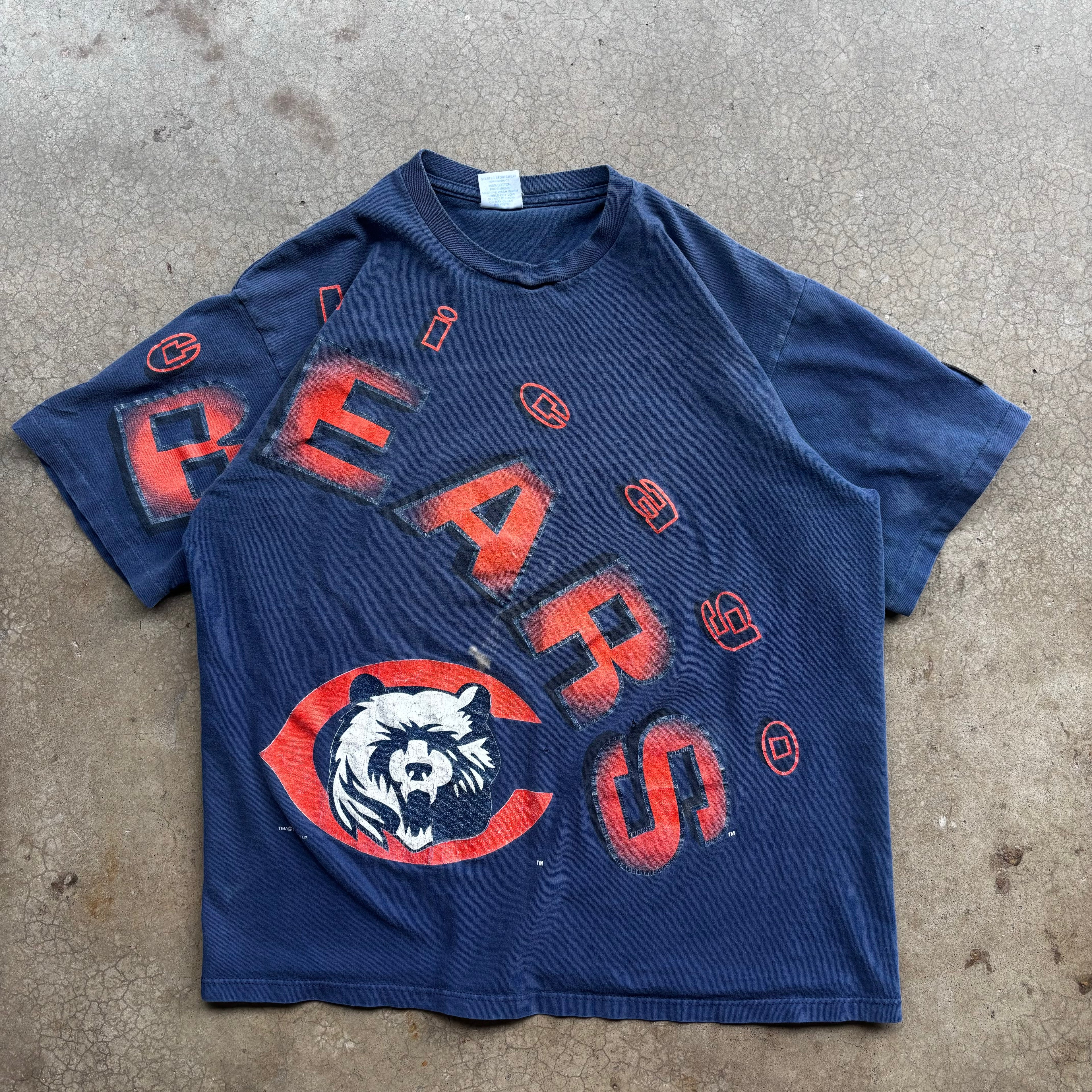 90s CHICAGO BEARS TEE - L