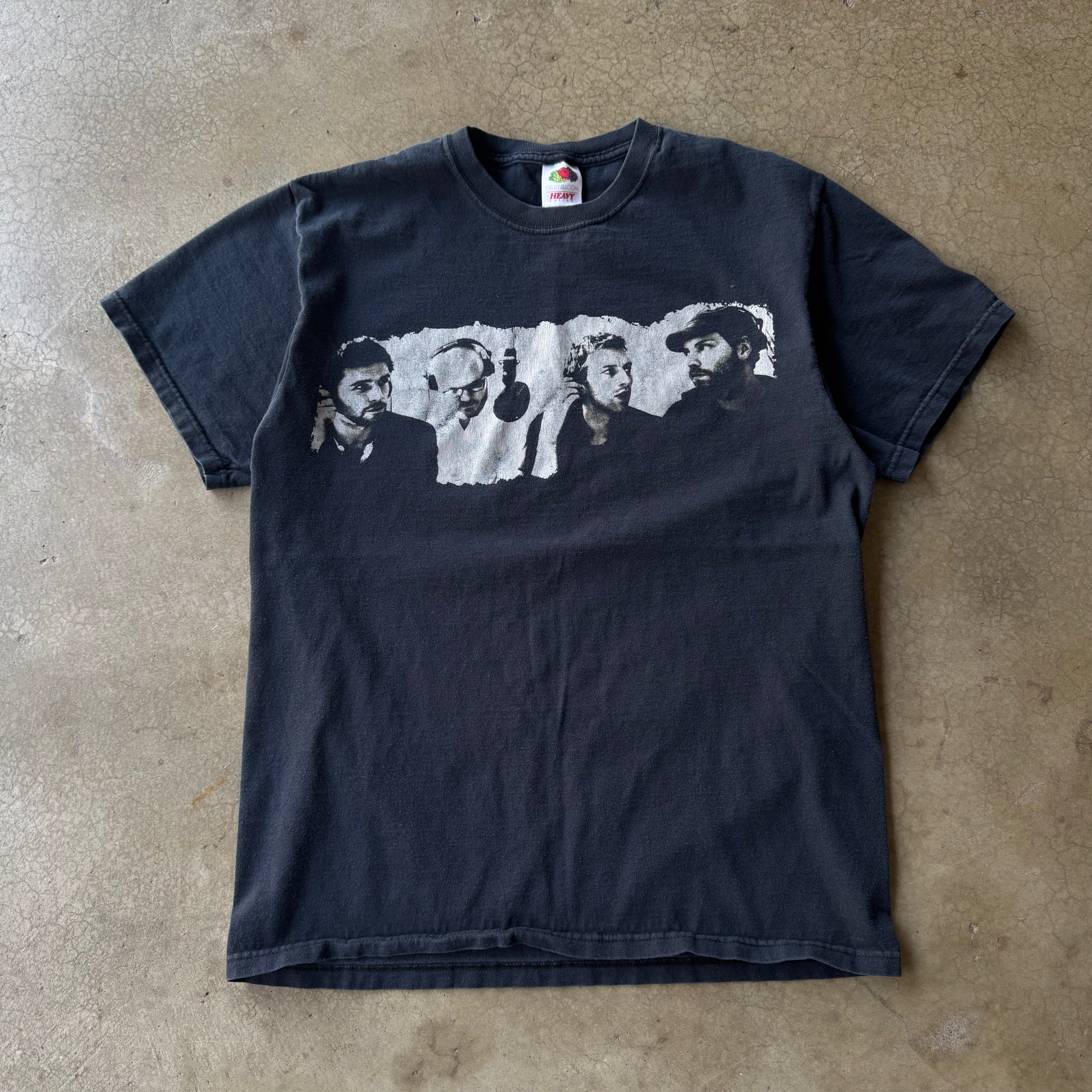 00S COLDPLAY VIVA LA VIDA BAND TEE - M