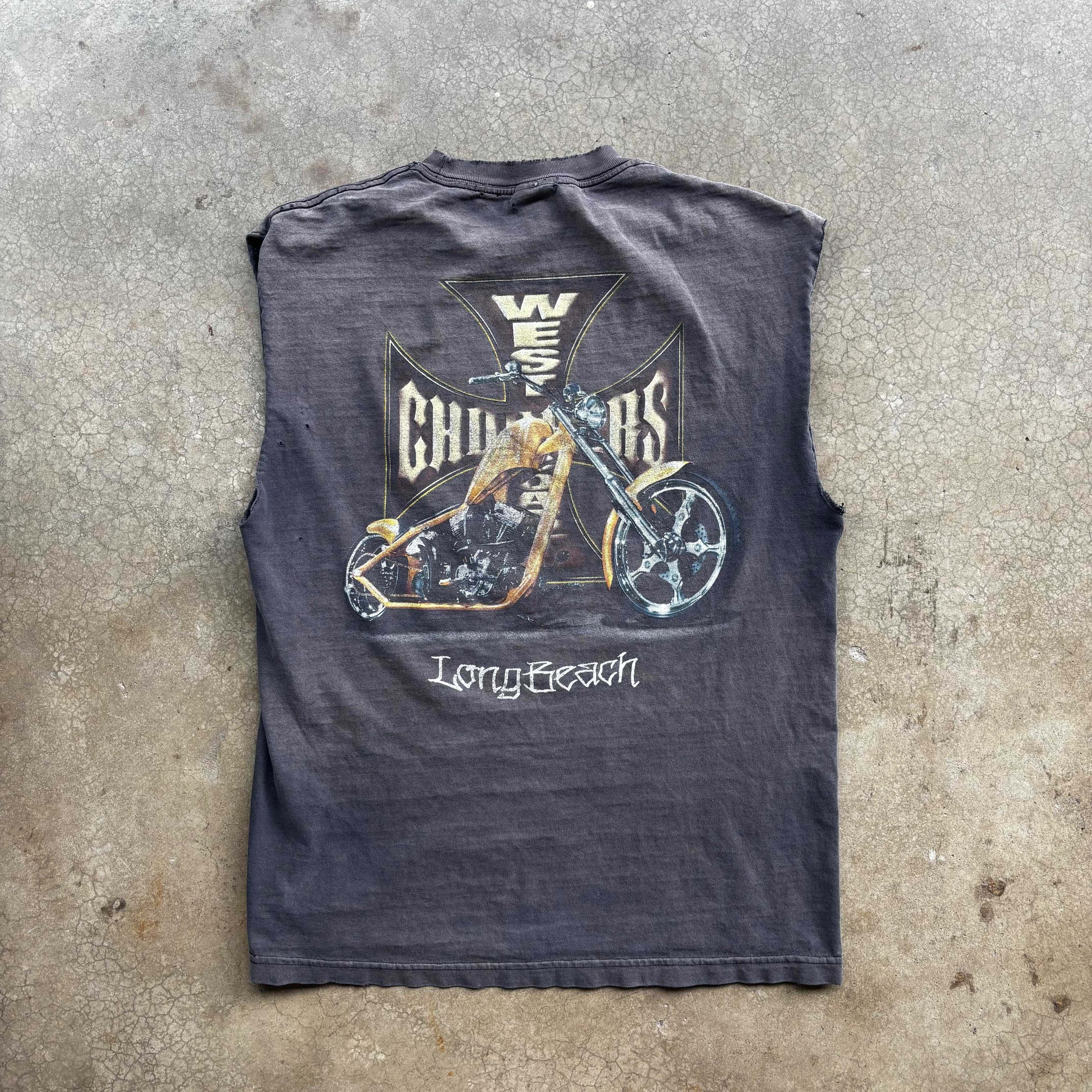 90s WEST COAST CHOPPERS CUT OFF - L