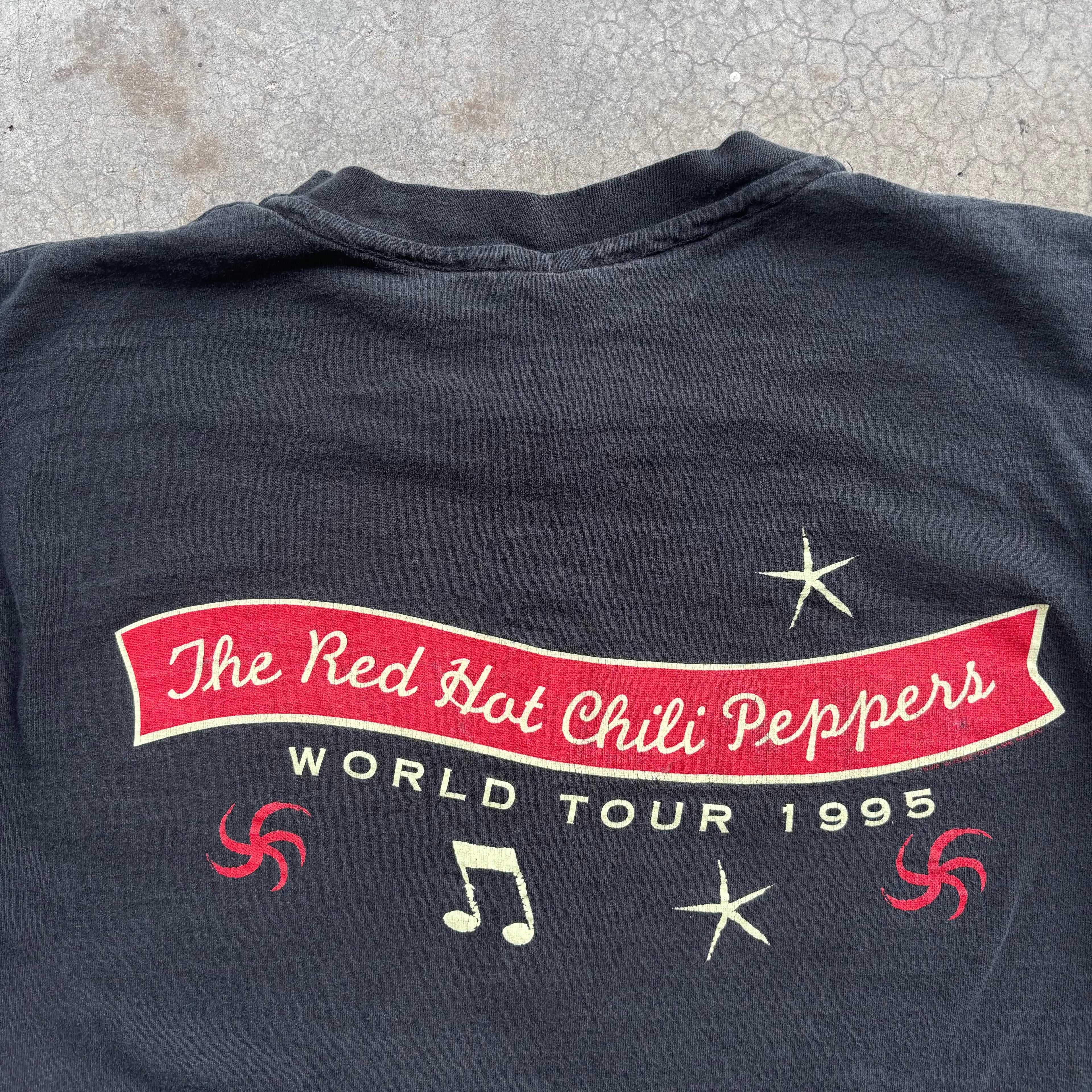 90s RED HOT CHILLI PEPPERS TOUR TEE - L
