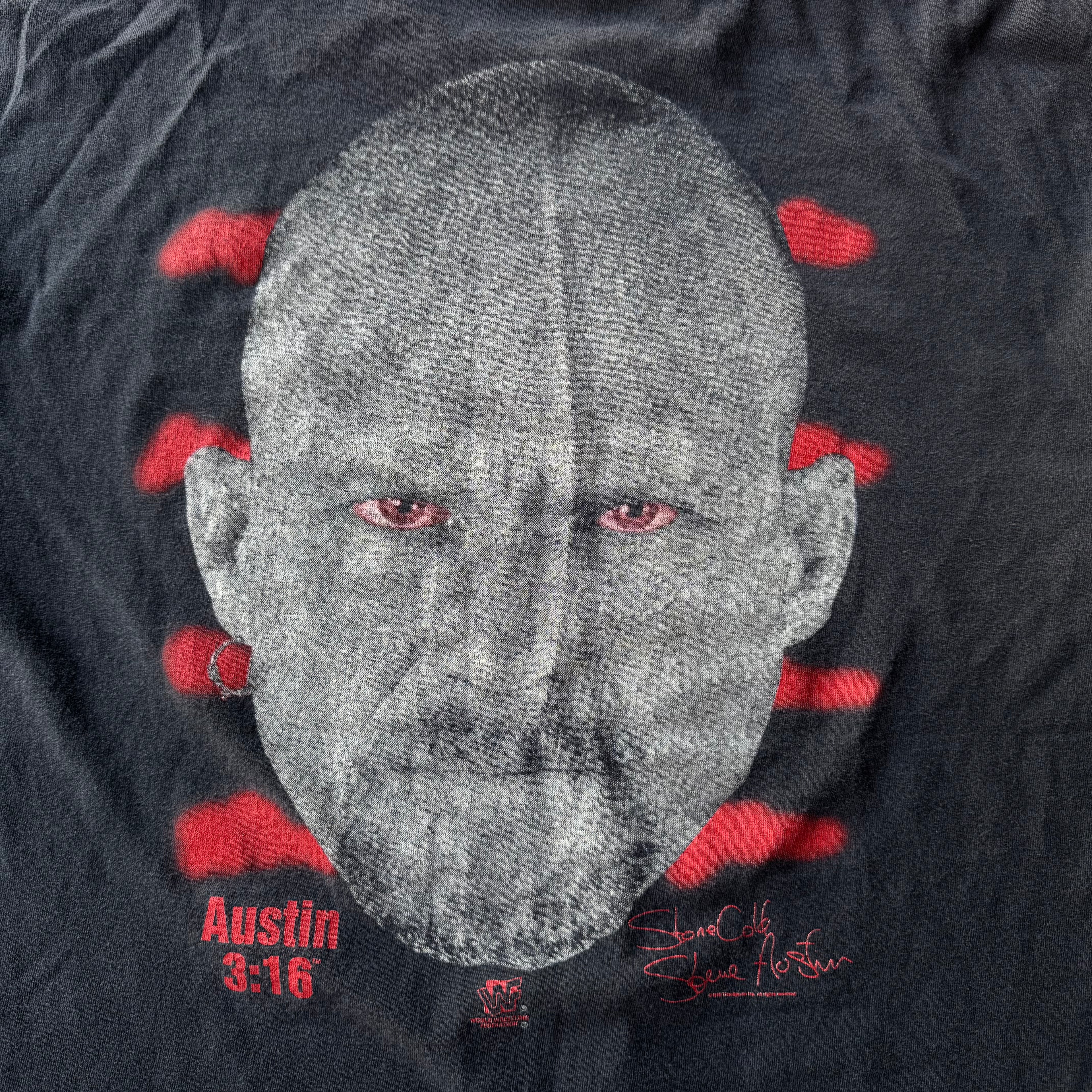 90S WWF STONE COLD STEVE AUSTIN TEE - XL