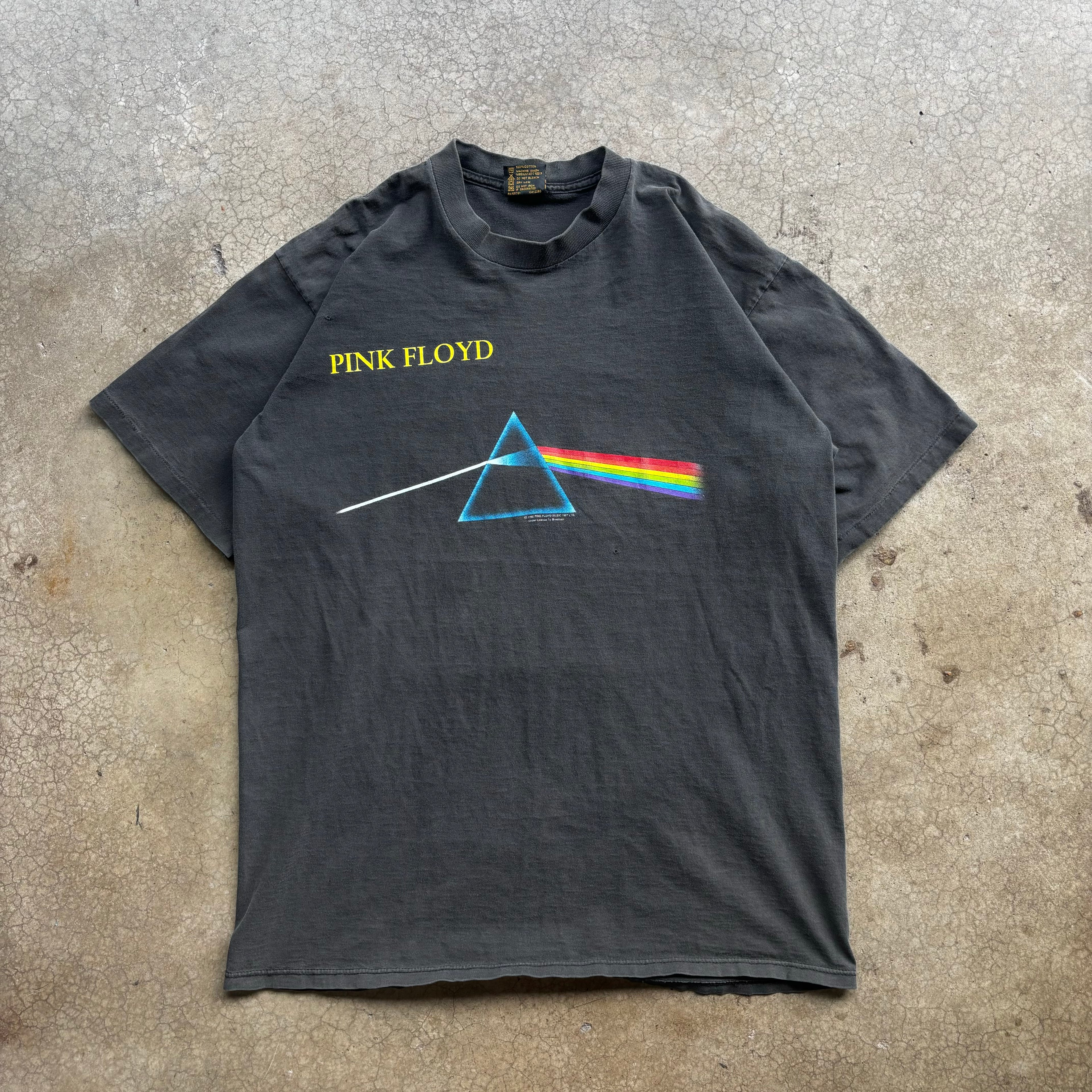 90s PINK FLOYD DARK SIDE OF THE MOON TEE - XL
