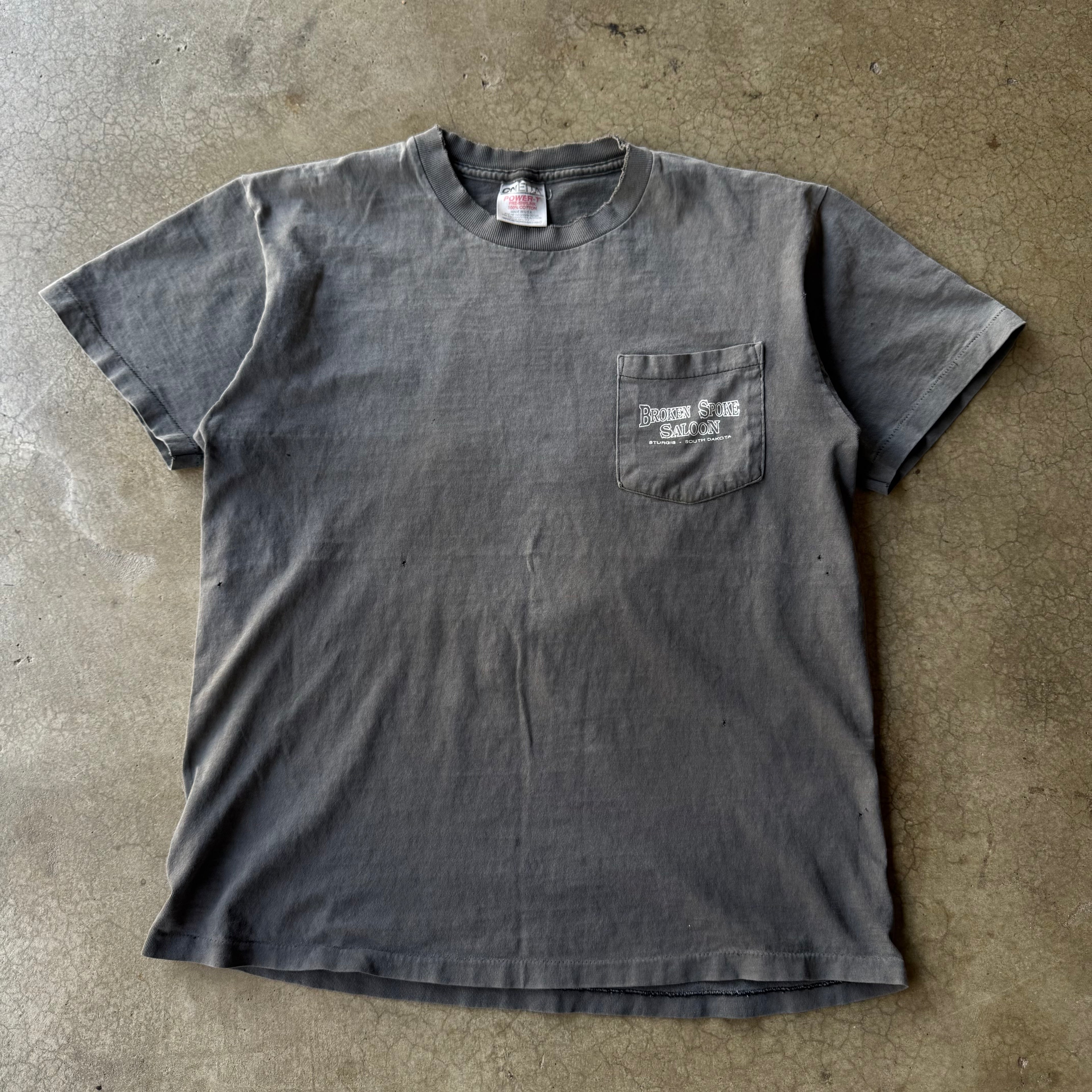 90S BROKEN SPOKE SALOON STURGIS BIKER TEE - M