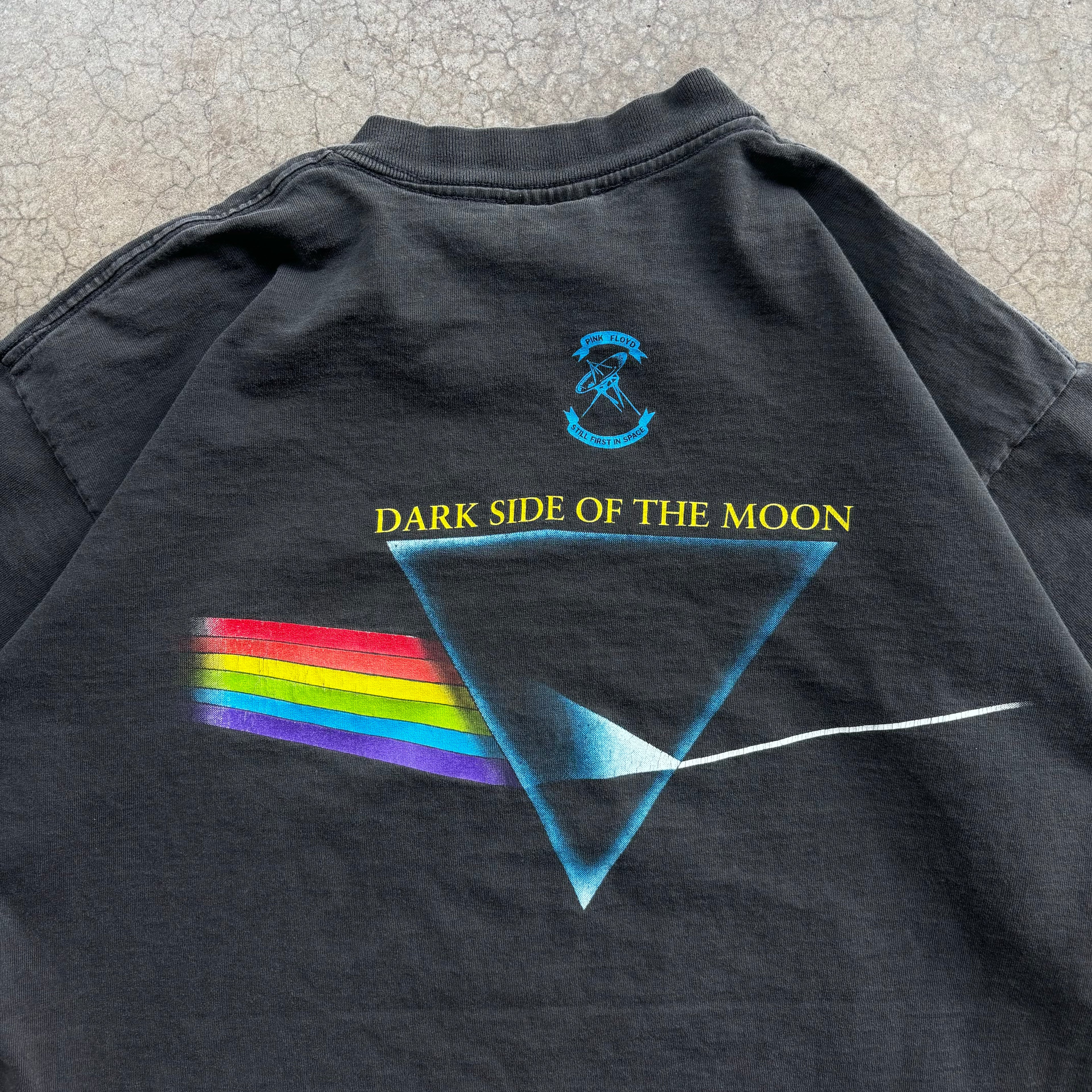 90s PINK FLOYD DARK SIDE OF THE MOON TEE - XL