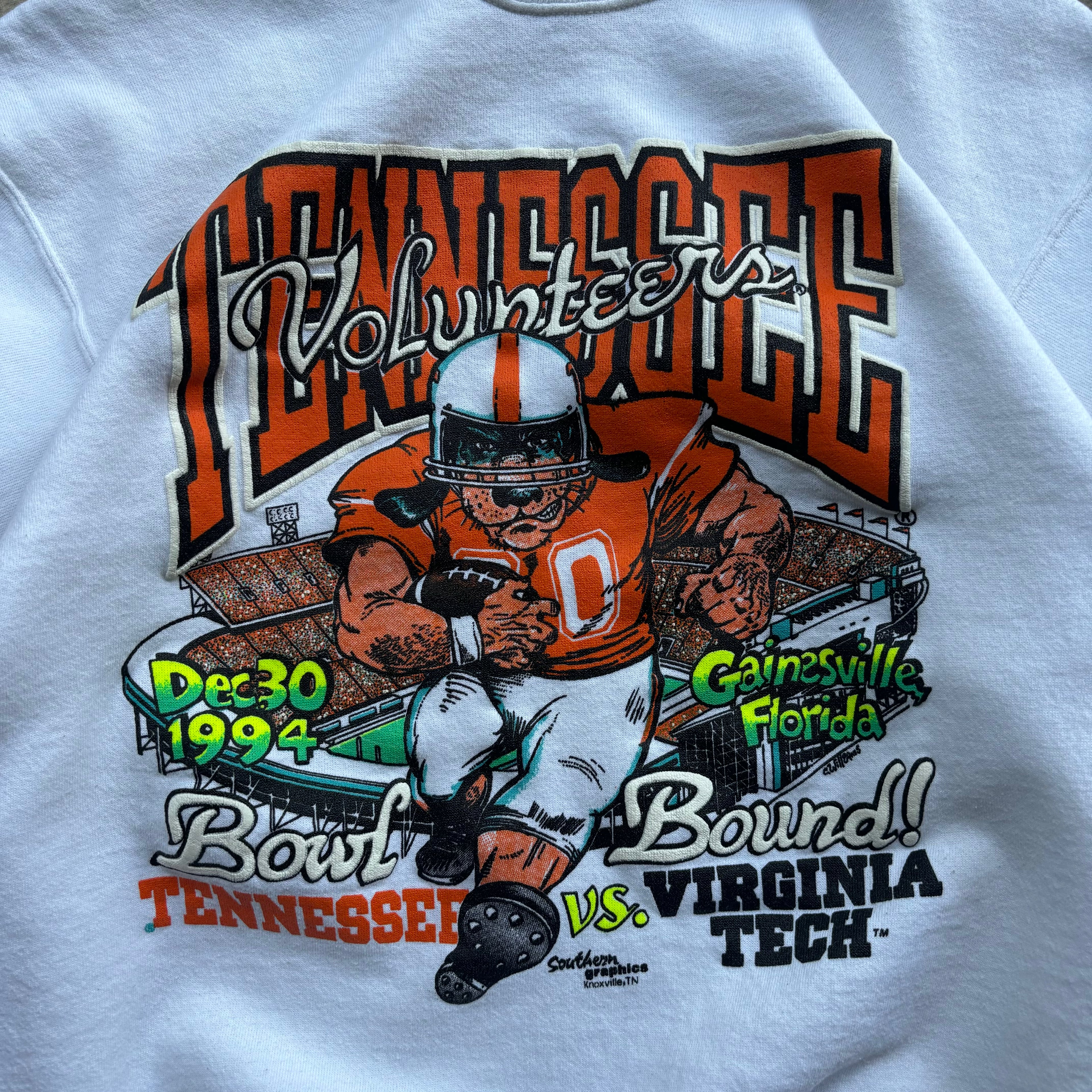 90s TENNESSEE VOLS BOWL BOUND CREWNECK - L