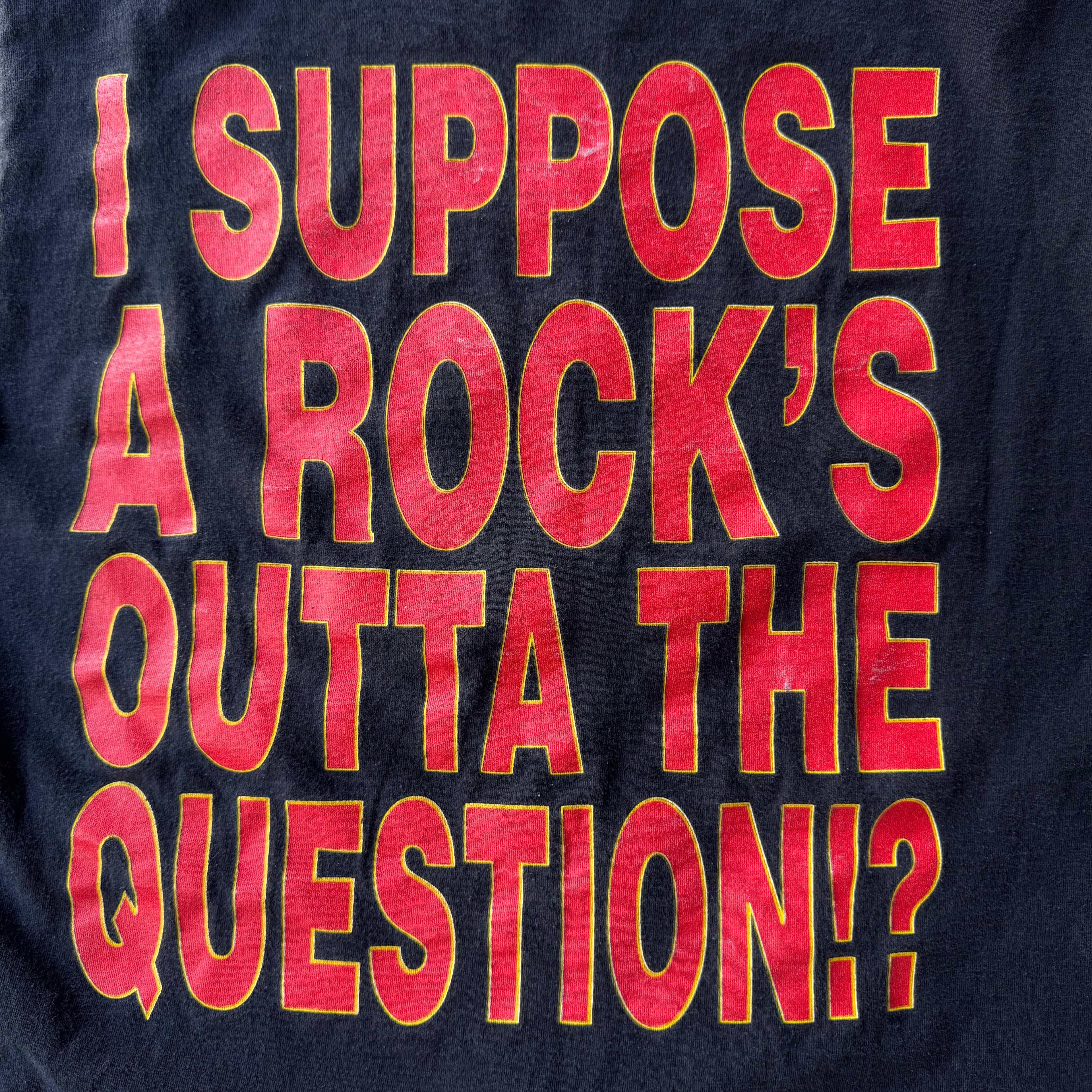 90S DEF LEAPARD CUT OFF BAND TEE - L