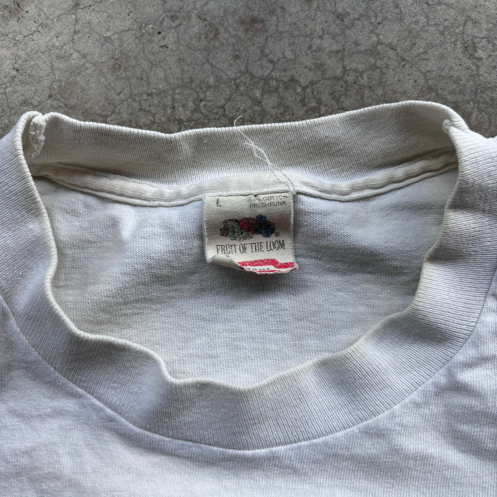 90s TANK RAY TROLL ART TEE - L