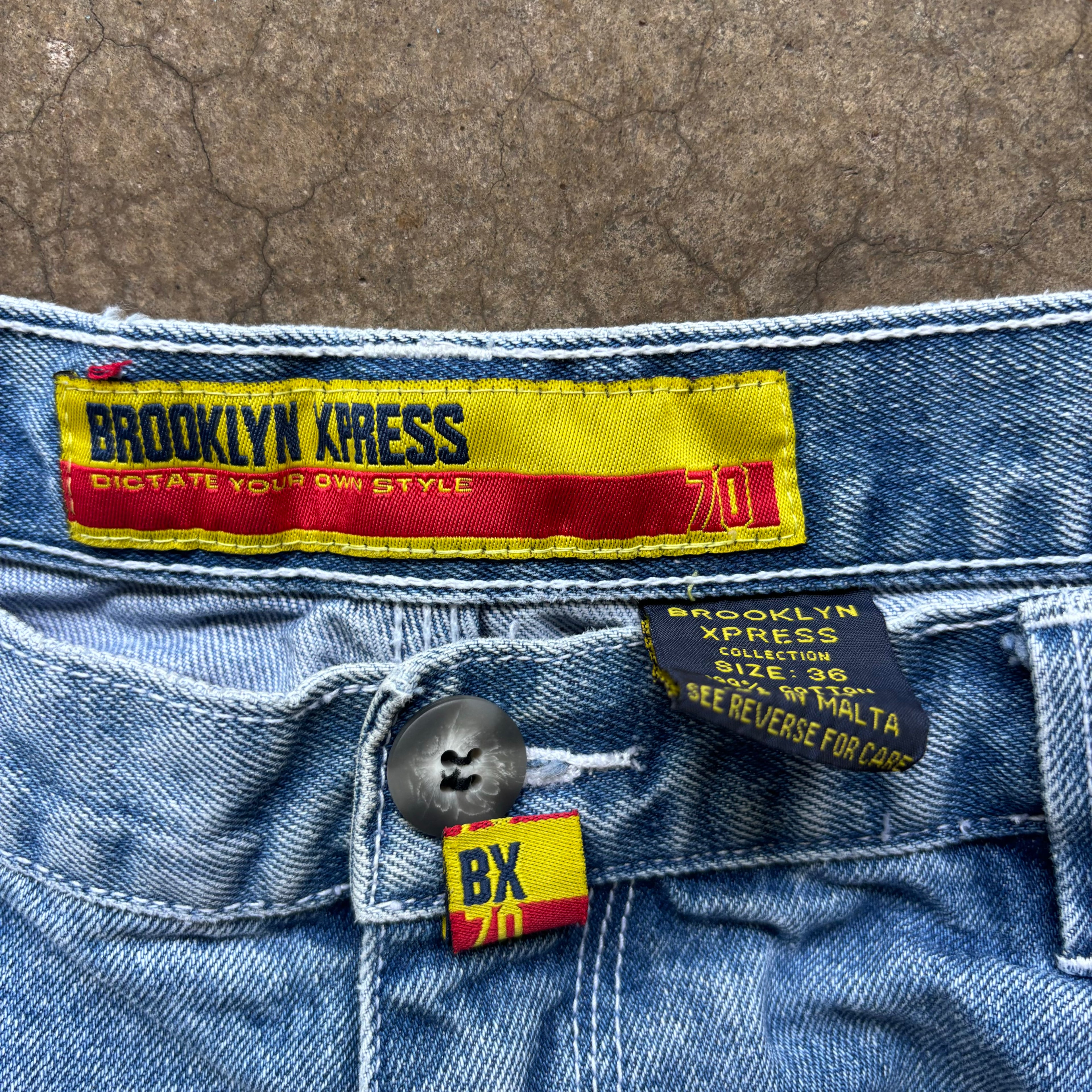 00s BROOKLYN EXPRESS JORTS - SZ 36