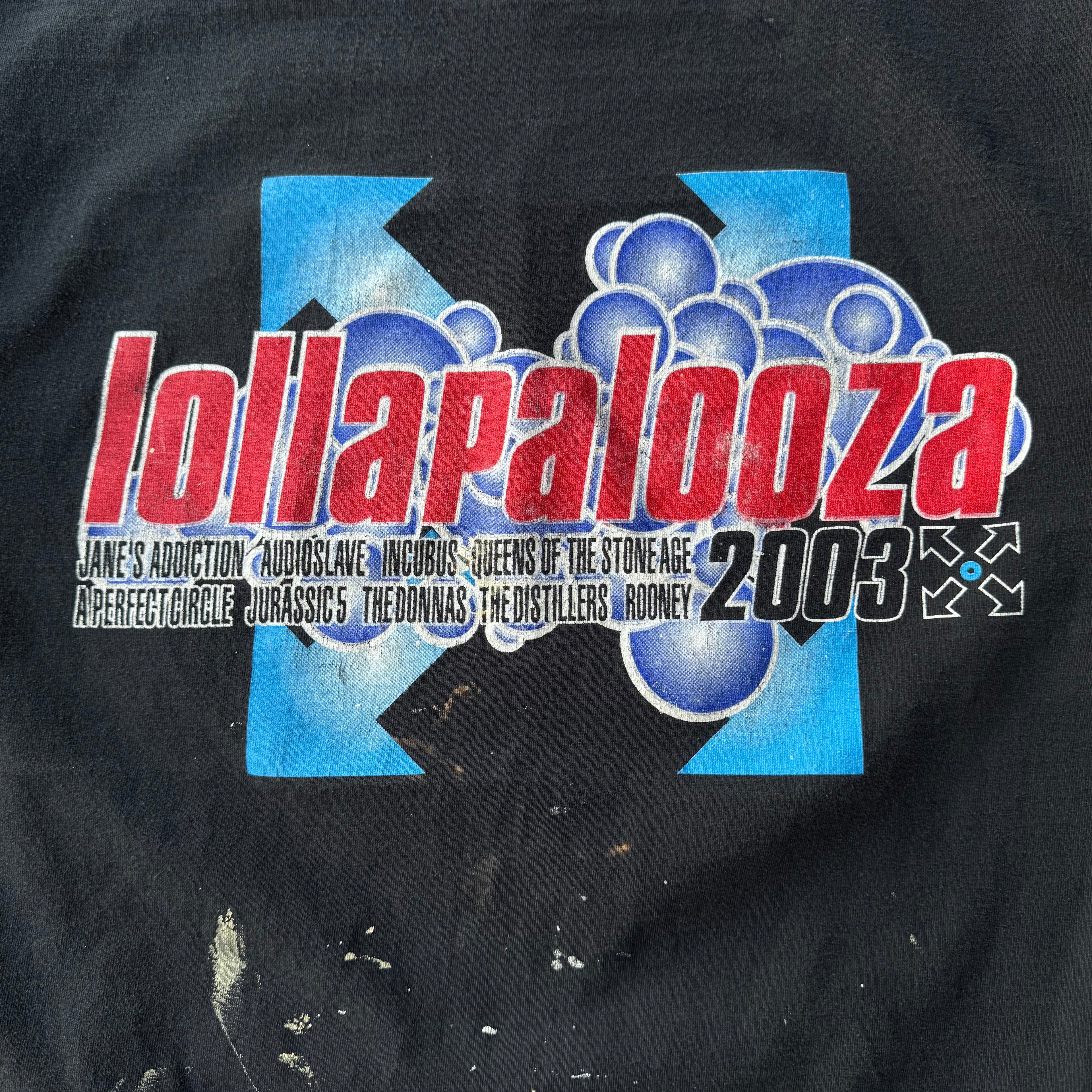 00S LOLLAPALOOZA MUSIC FESTIVAL TEE - XL