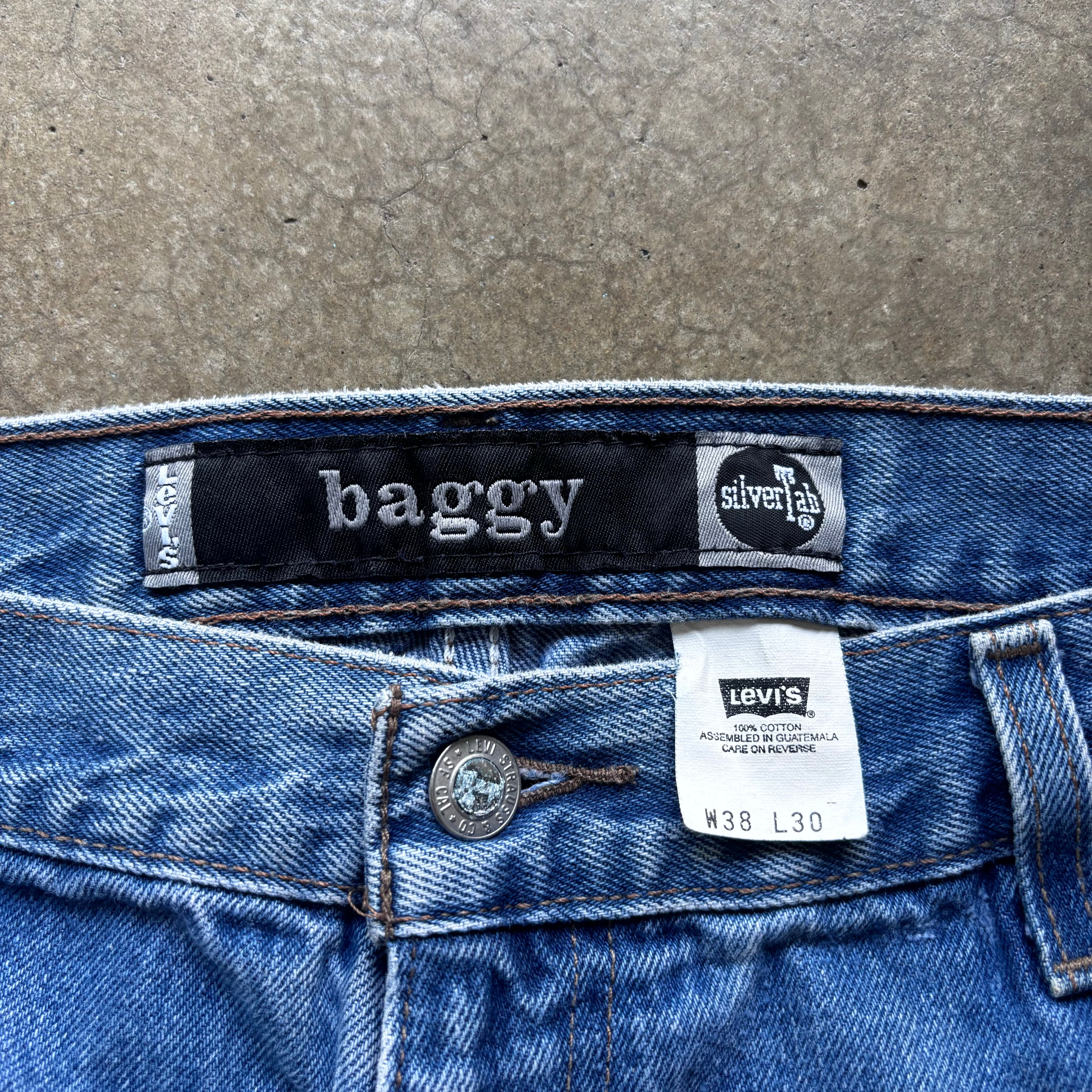 90s LEVIS SILVER TAB JEANS - 38X30