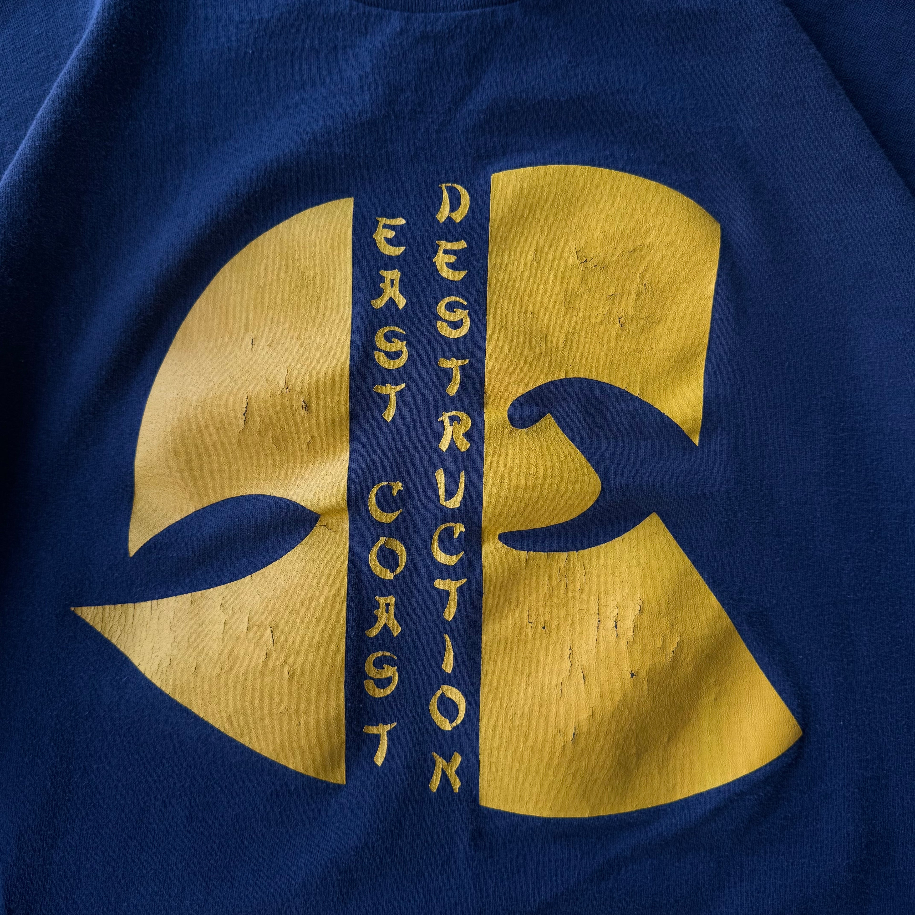 90S EAST COAST WU-TANG CLAN LONG SLEEVE TEE - L