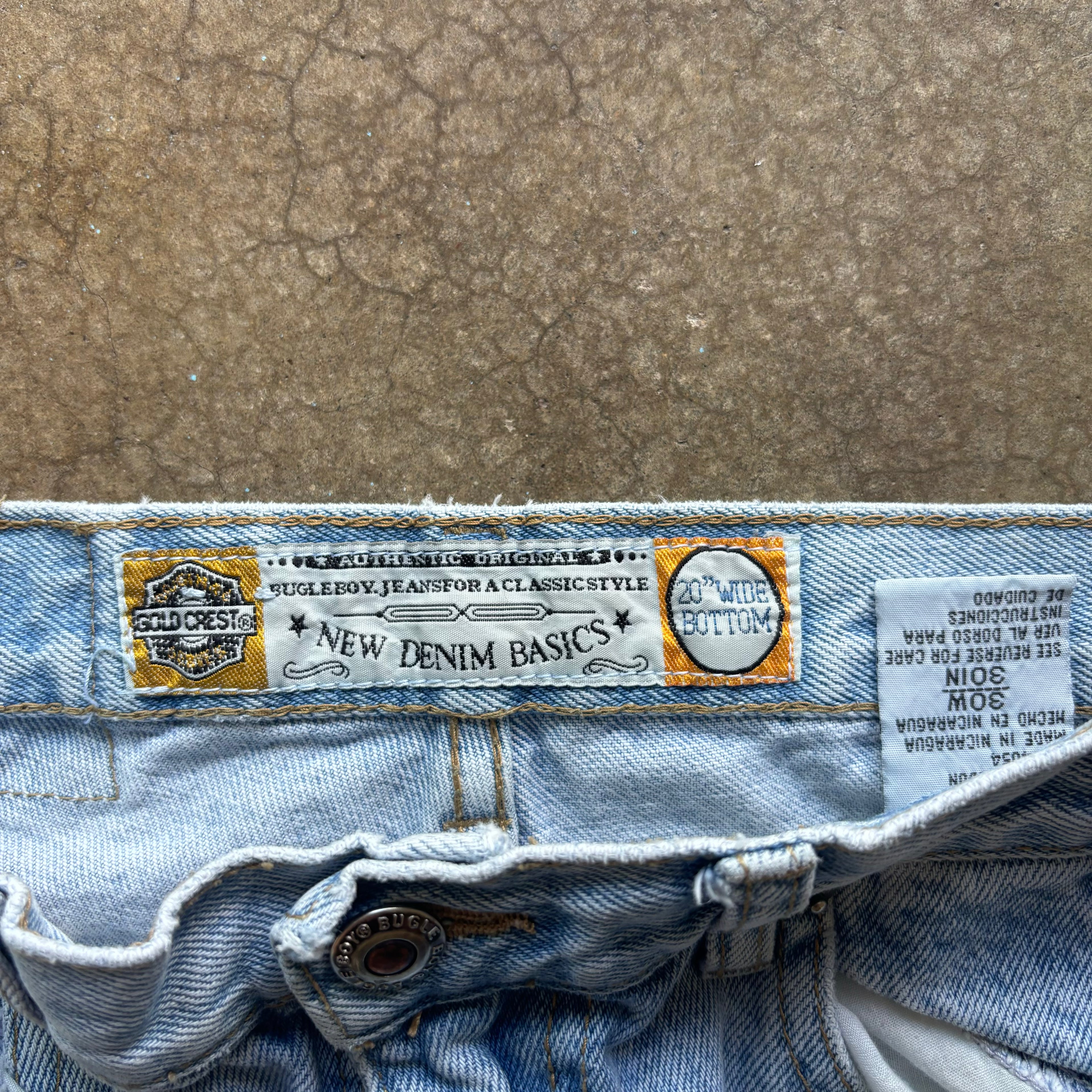 90s BUGLE BOY JEANS - SZ 30