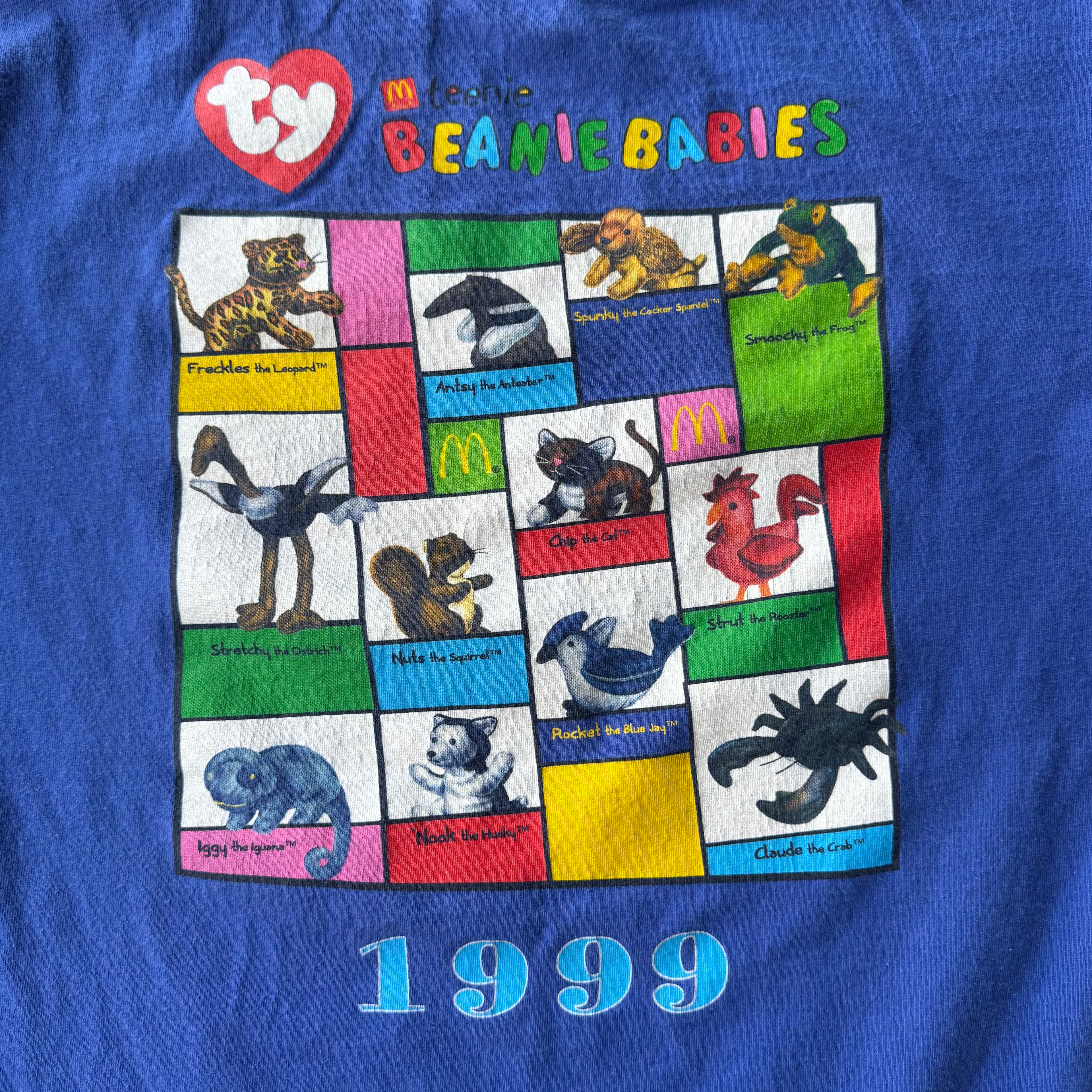00S MCDONALDS BEANIE BABY PROMO TEE - L